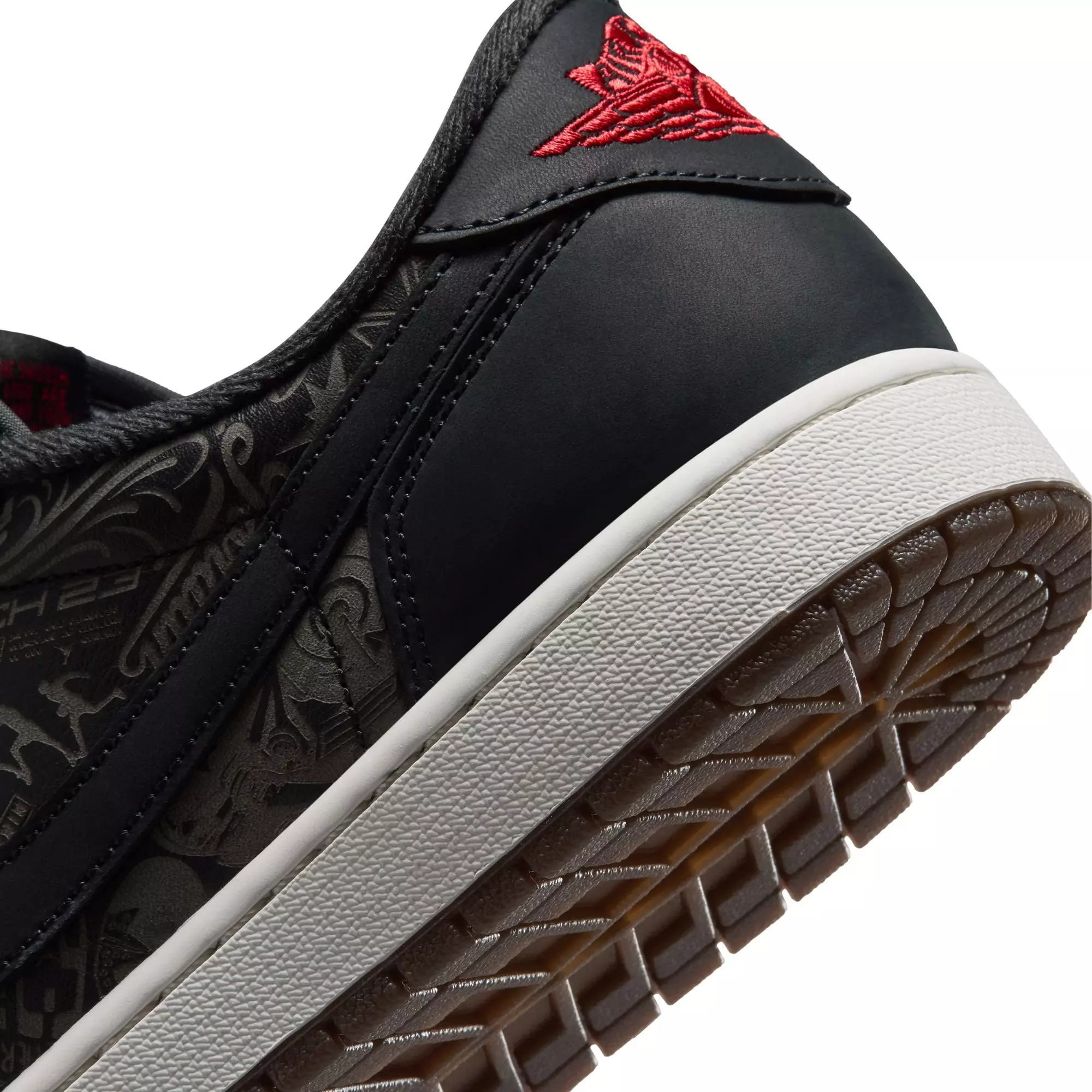 Jordan 1 Low OG "Laser" Men's Shoe - BLACK/VARSITY RED/SUMMIT WHITE