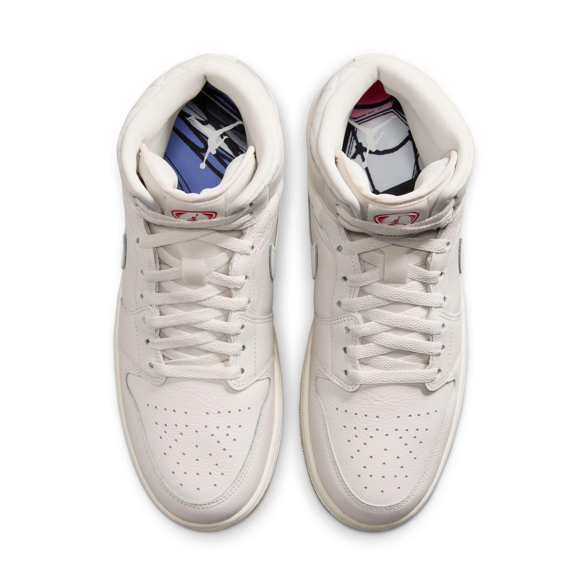 Jordan 1 Mid SE "Phantom/Sail/Gum Dark Brown" Men's Shoe - SAIL Thumbnail View 6
