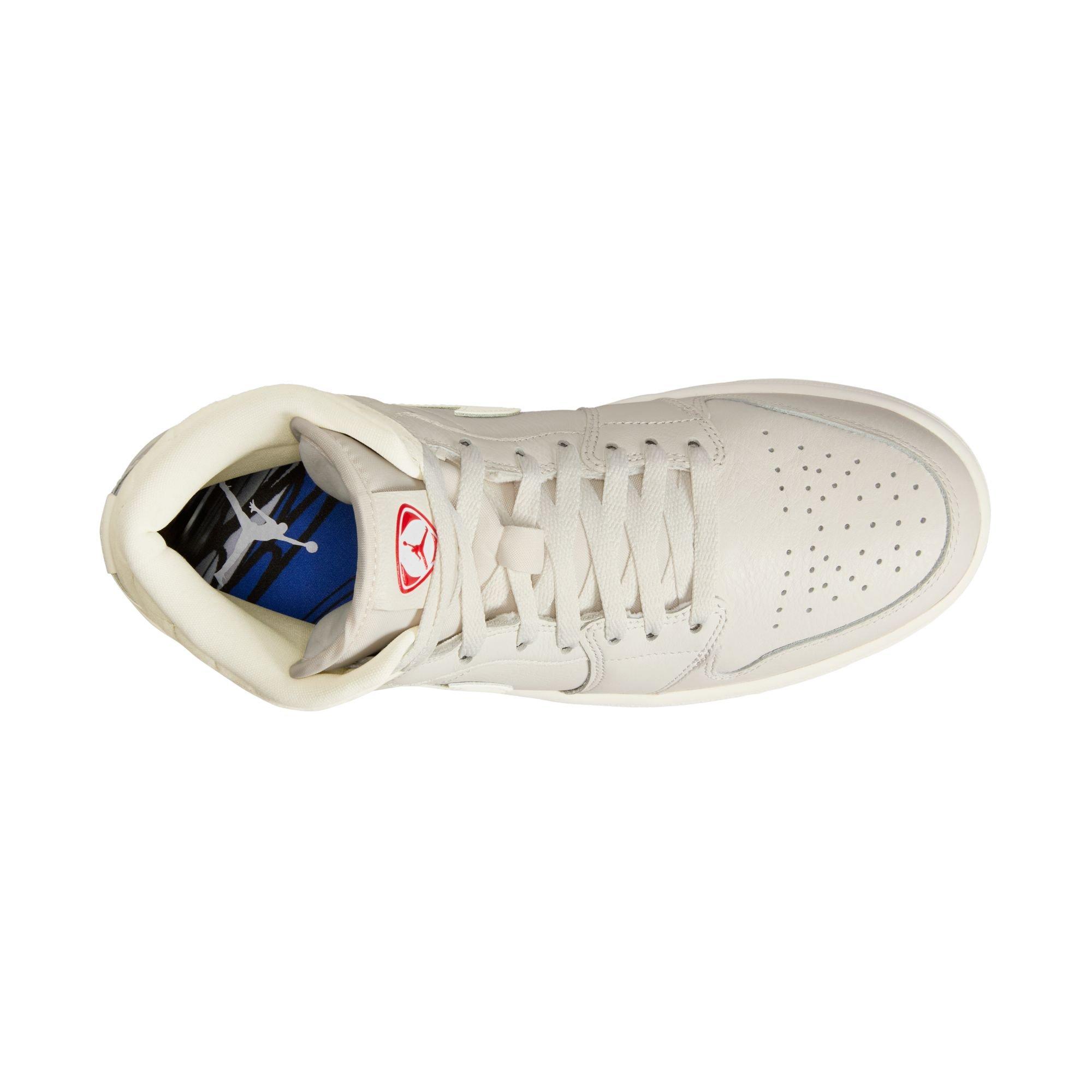 Jordan 1 Mid SE "Phantom/Sail/Gum Dark Brown" Men's Shoe - SAIL Thumbnail View 8