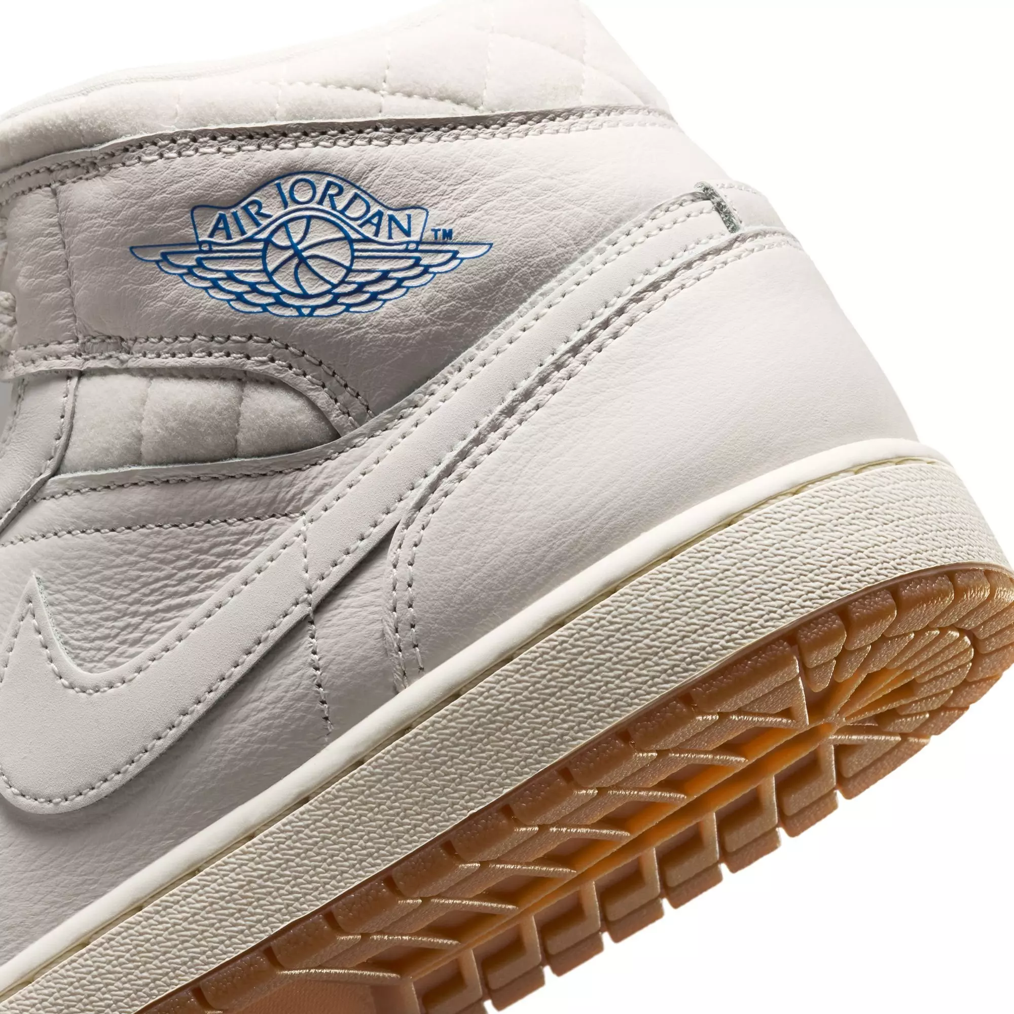Jordan 1 Mid SE "Phantom/Sail/Gum Dark Brown" Men's Shoe - SAIL