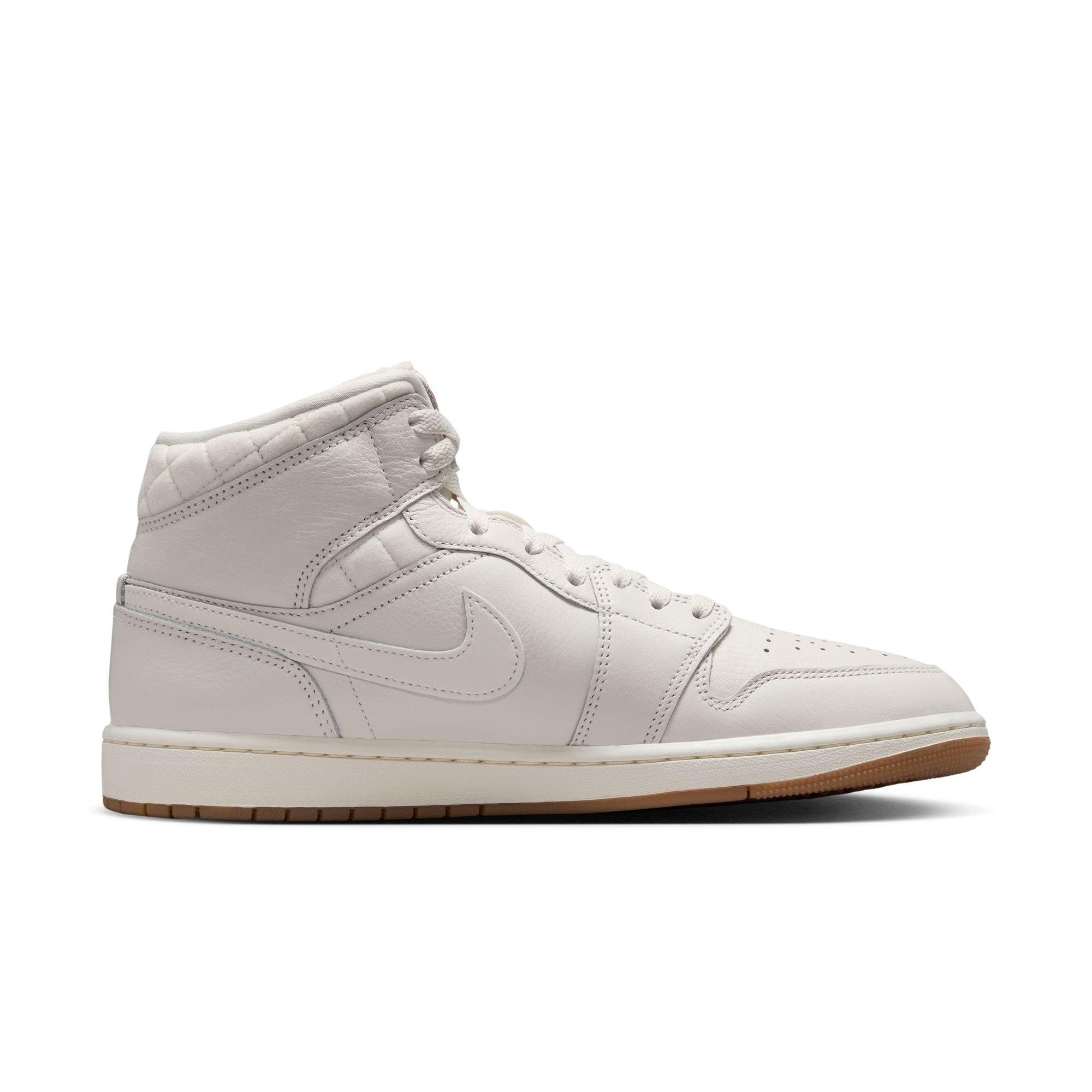 Jordan 1 Mid SE "Phantom/Sail/Gum Dark Brown" Men's Shoe - SAIL Thumbnail View 2