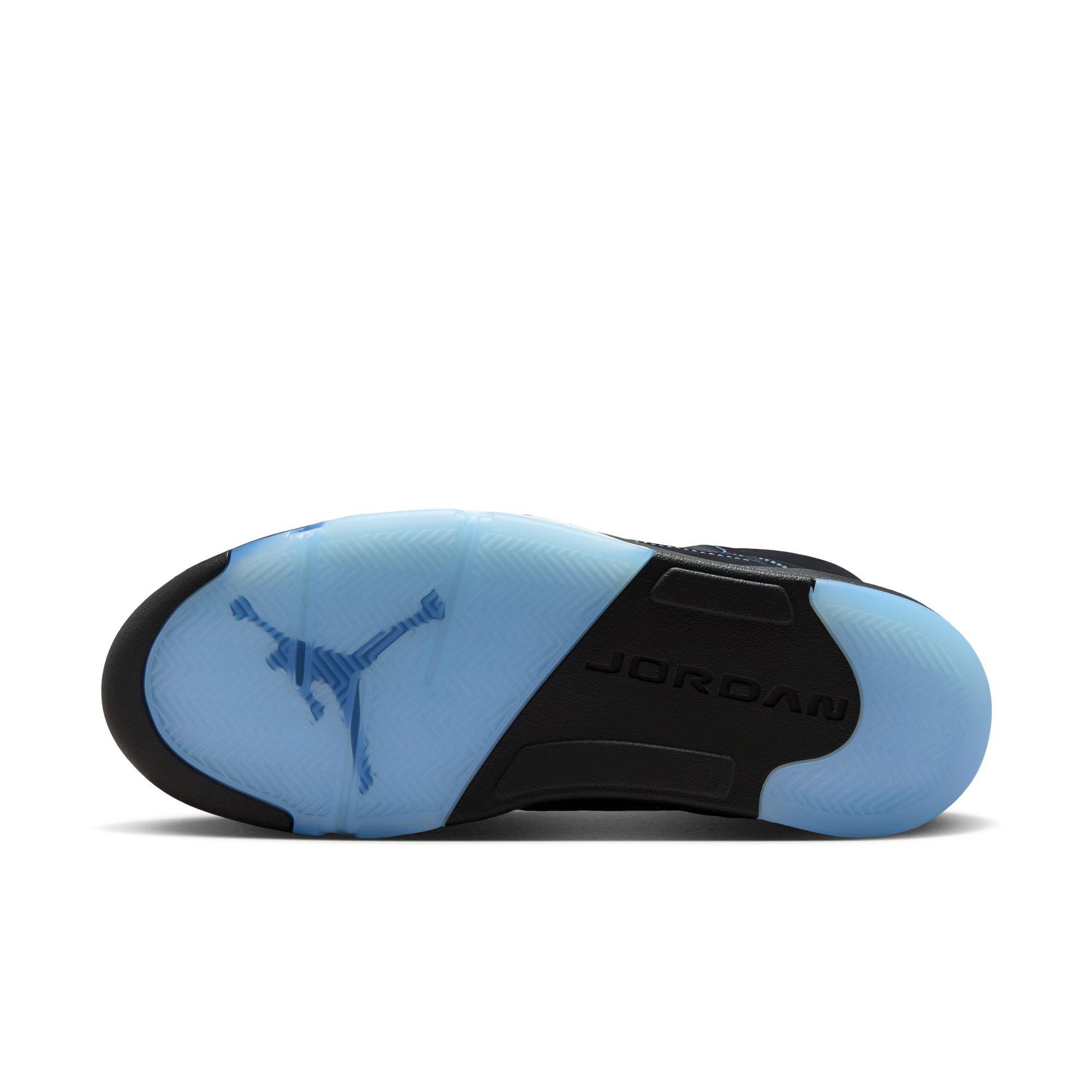 Jordan 5 Retro "Black Carolina" Men's Shoe - BLACK/UNIVERSITY BLUE/WHITE Thumbnail View 11