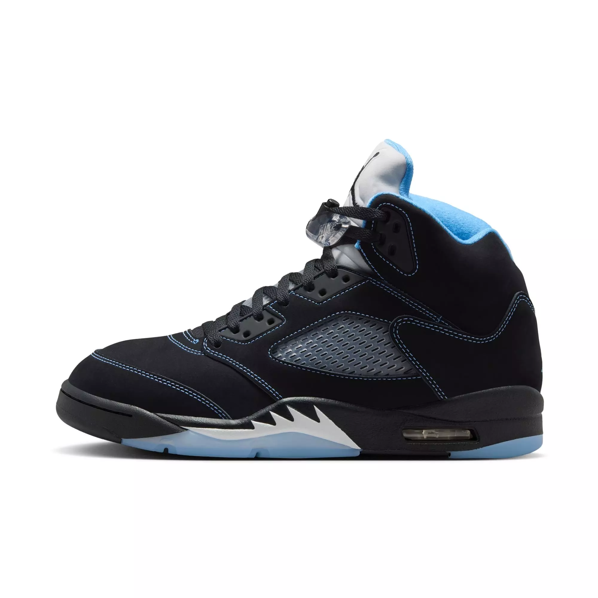 Jordan 5 Retro "Black Carolina" Men's Shoe - BLACK/UNIVERSITY BLUE/WHITE