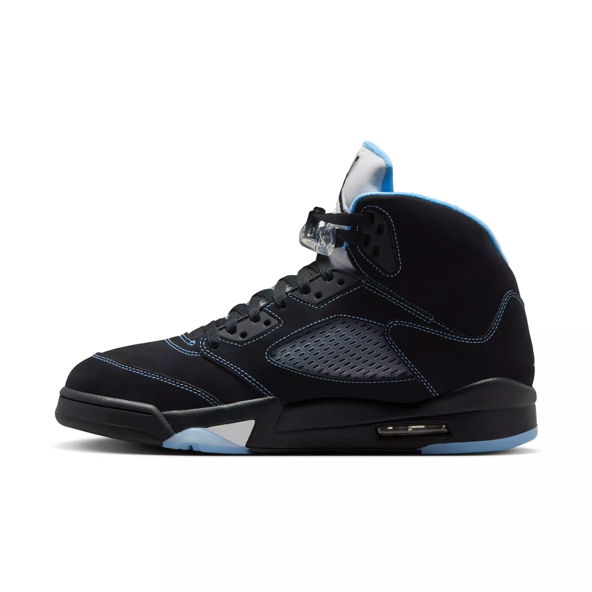 Jordan 5 Retro "Black Carolina" Men's Shoe - BLACK/UNIVERSITY BLUE/WHITE