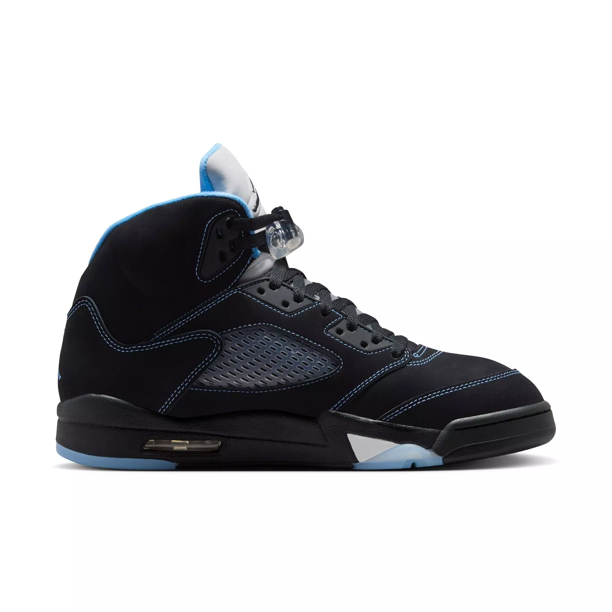 Jordan 5 Retro "Black Carolina" Men's Shoe - BLACK/UNIVERSITY BLUE/WHITE