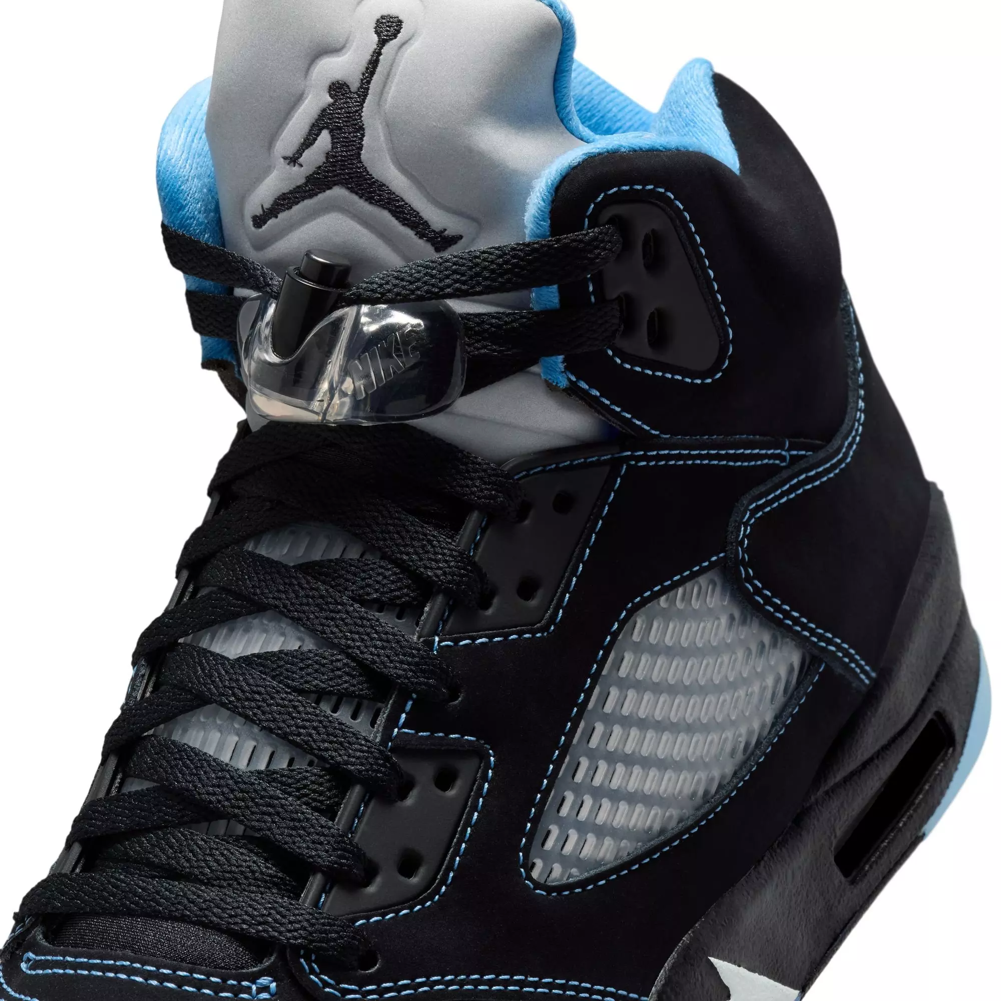 Jordan 5 Retro "Black Carolina" Men's Shoe - BLACK/UNIVERSITY BLUE/WHITE
