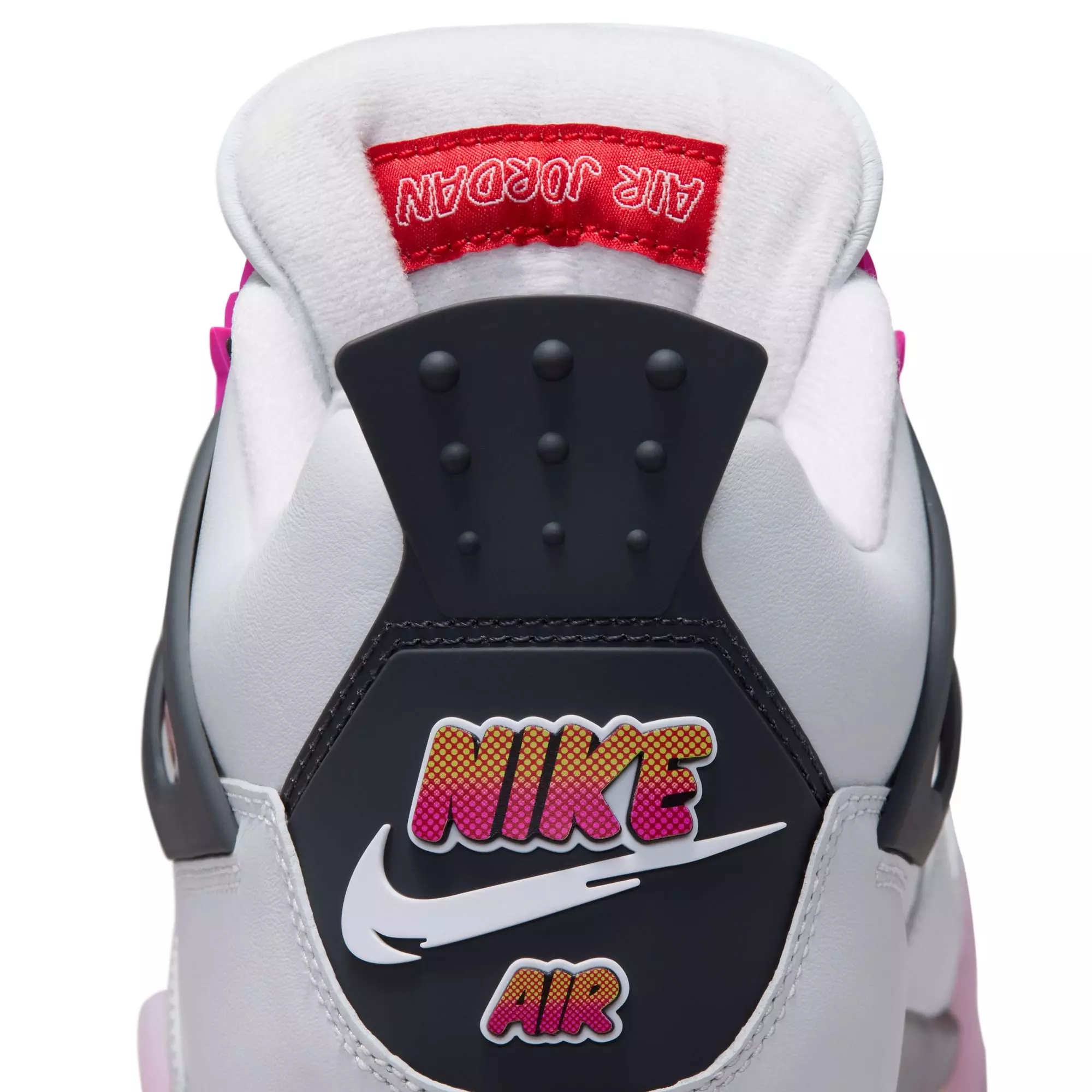 Jordan 4 Retro "Comic" Men's Shoe - OFF WHITE/FIRE PINK/ANTHRACITE