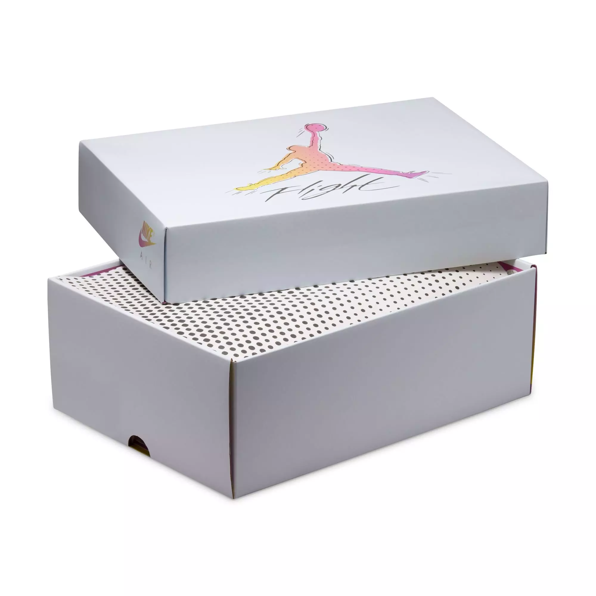 Jordan 4 Retro "Comic" Men's Shoe - OFF WHITE/FIRE PINK/ANTHRACITE