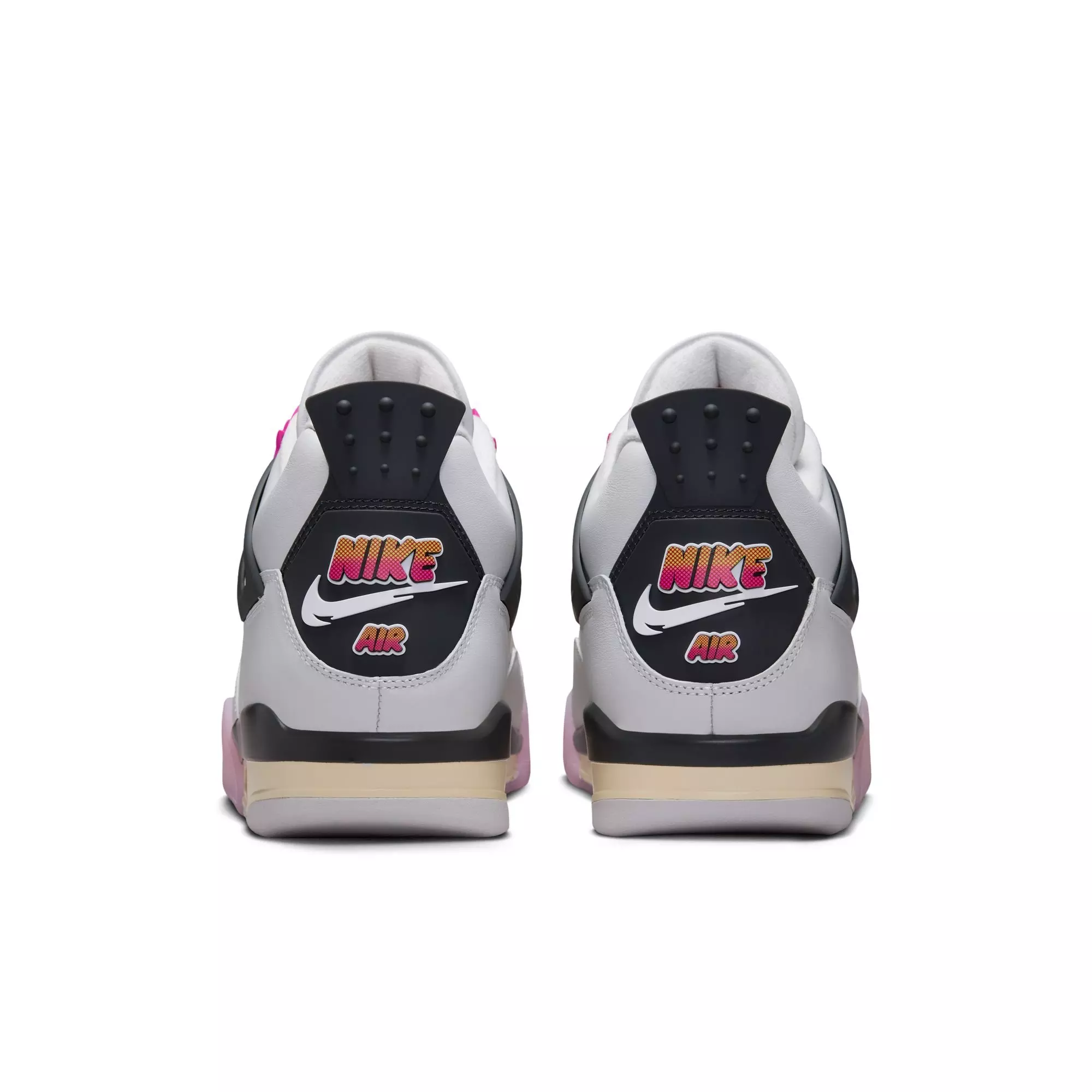 Jordan 4 Retro "Comic" Men's Shoe - OFF WHITE/FIRE PINK/ANTHRACITE