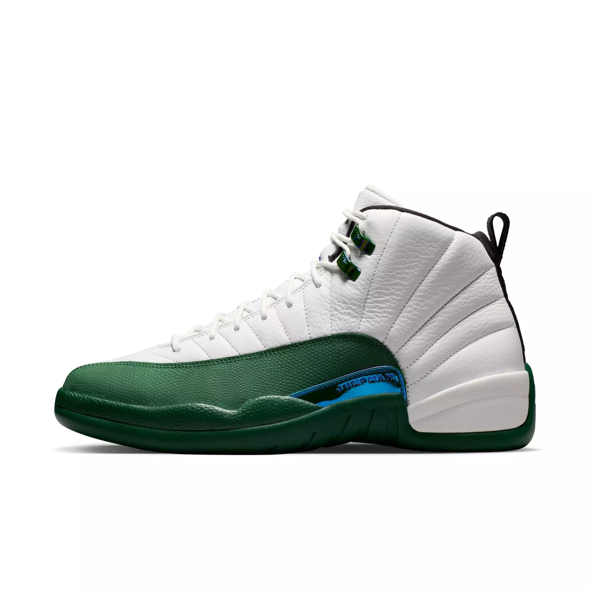 Jordan 12 Retro "Idols Become Rivals" Men's Shoe - SUMMIT WHITE/GORGE GREEN/FIERCE PURPLE