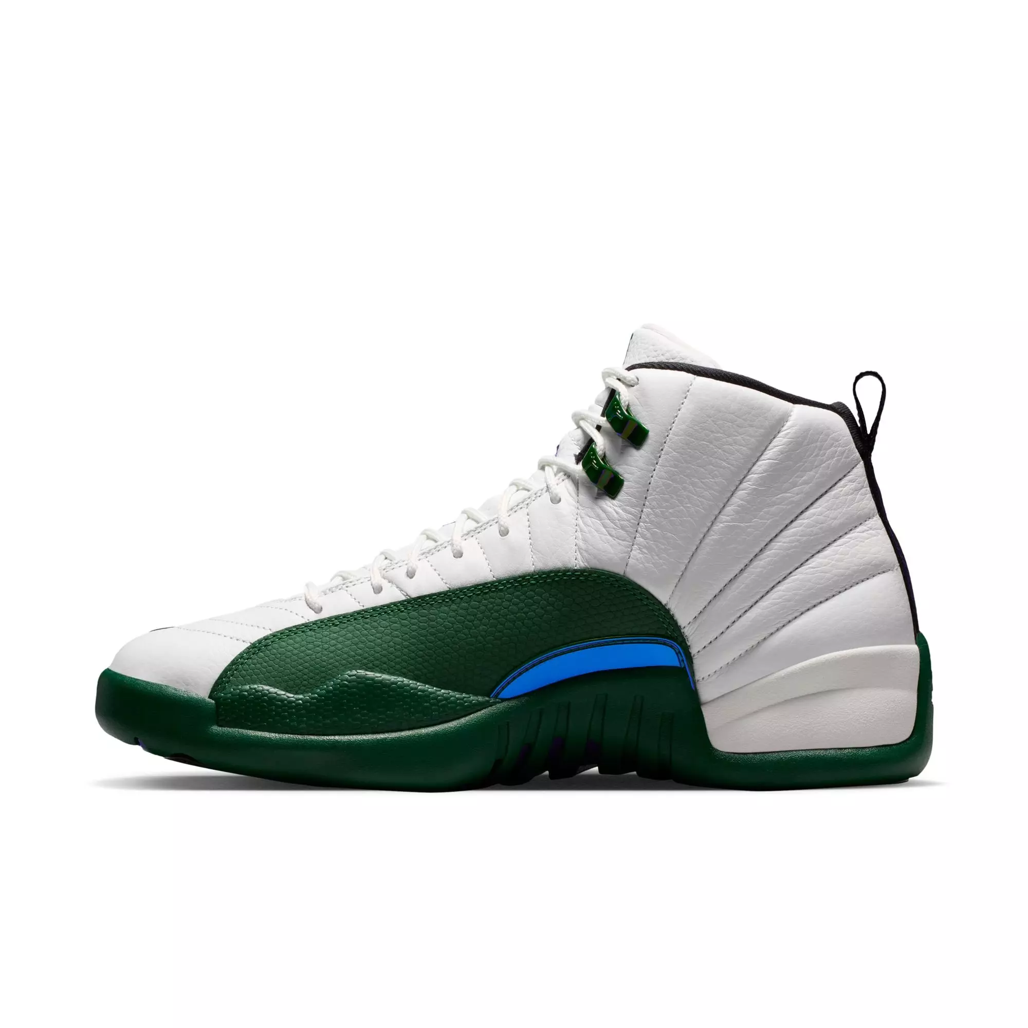 Jordan 12 Retro "Idols Become Rivals" Men's Shoe - SUMMIT WHITE/GORGE GREEN/FIERCE PURPLE