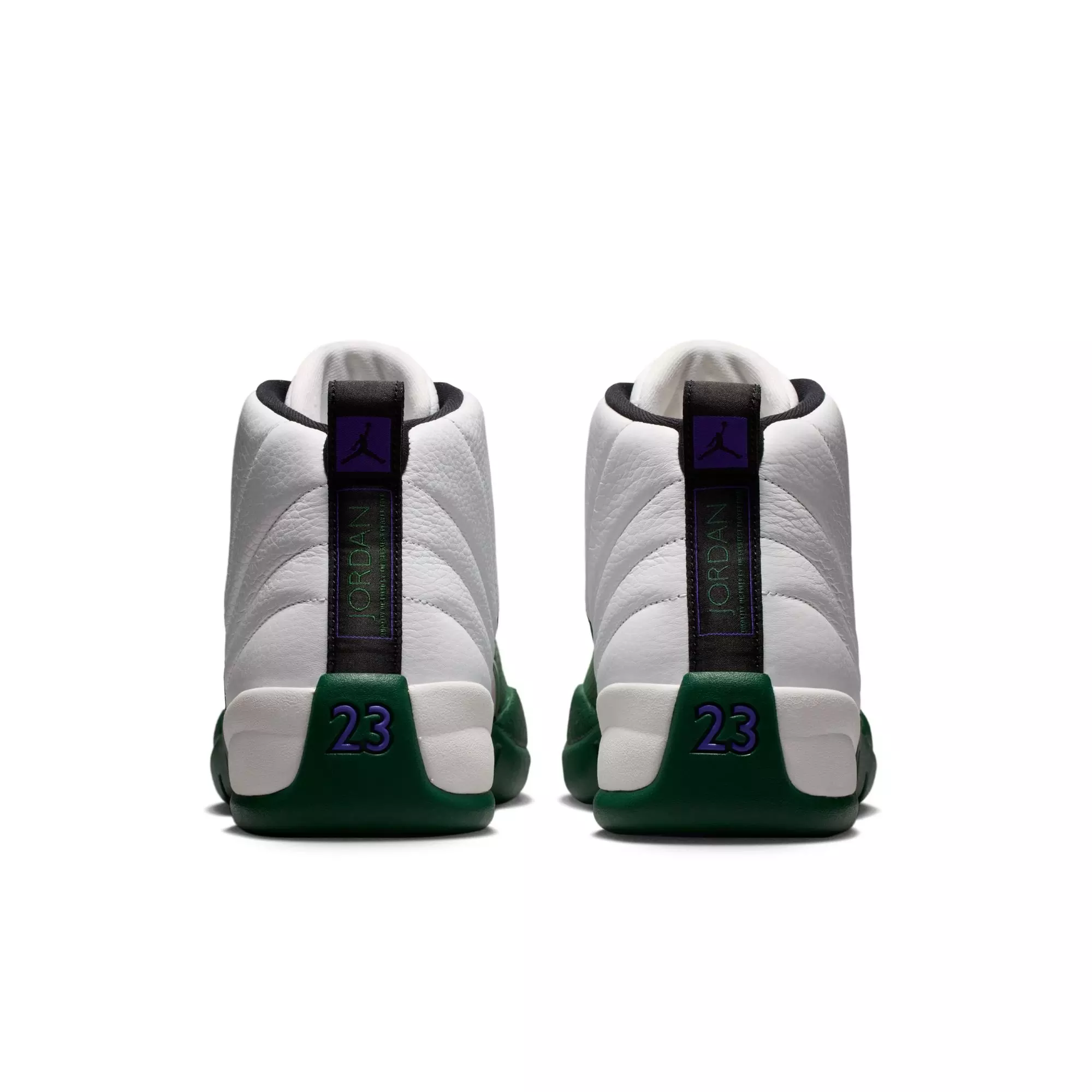 Jordan 12 Retro "Idols Become Rivals" Men's Shoe - SUMMIT WHITE/GORGE GREEN/FIERCE PURPLE