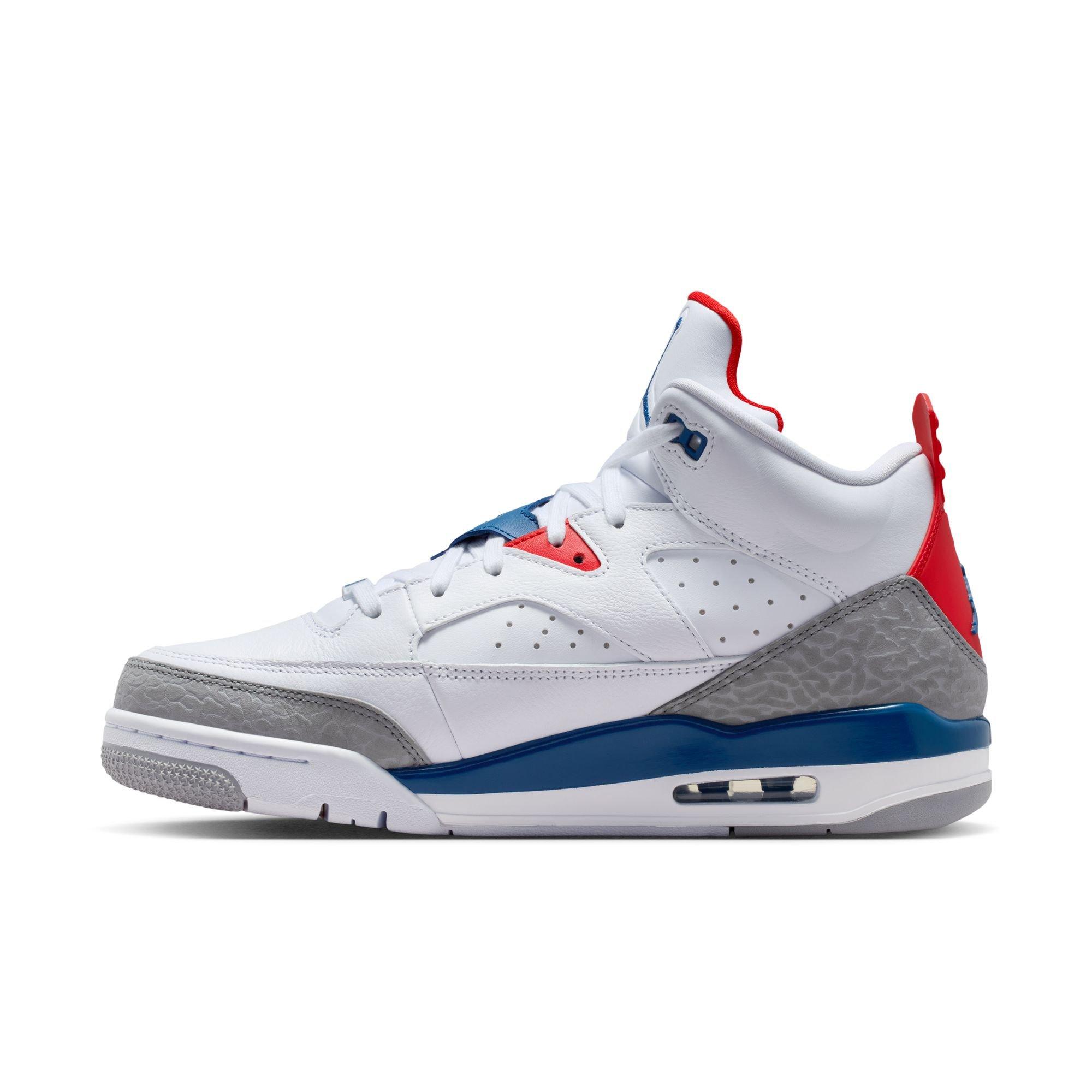 Jordan Son of Mars Low "White/True Blue/Varsity Red" Men's Shoe - WHITE/BLUE Thumbnail View 4
