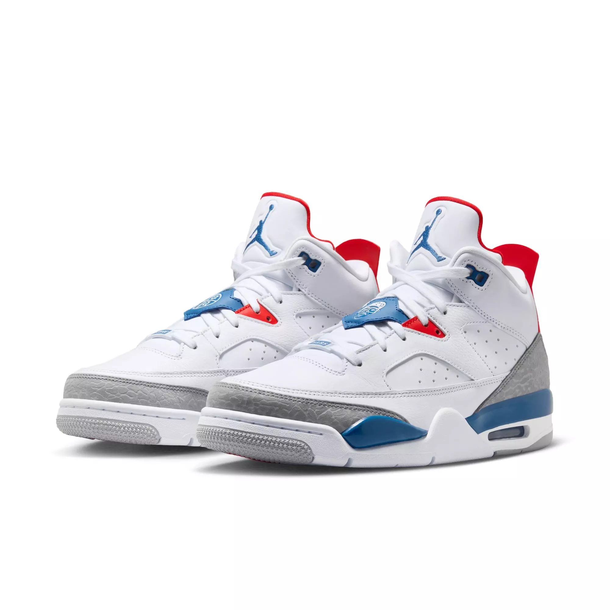 Jordan Son of Mars Low "White/True Blue/Varsity Red" Men's Shoe - WHITE/BLUE