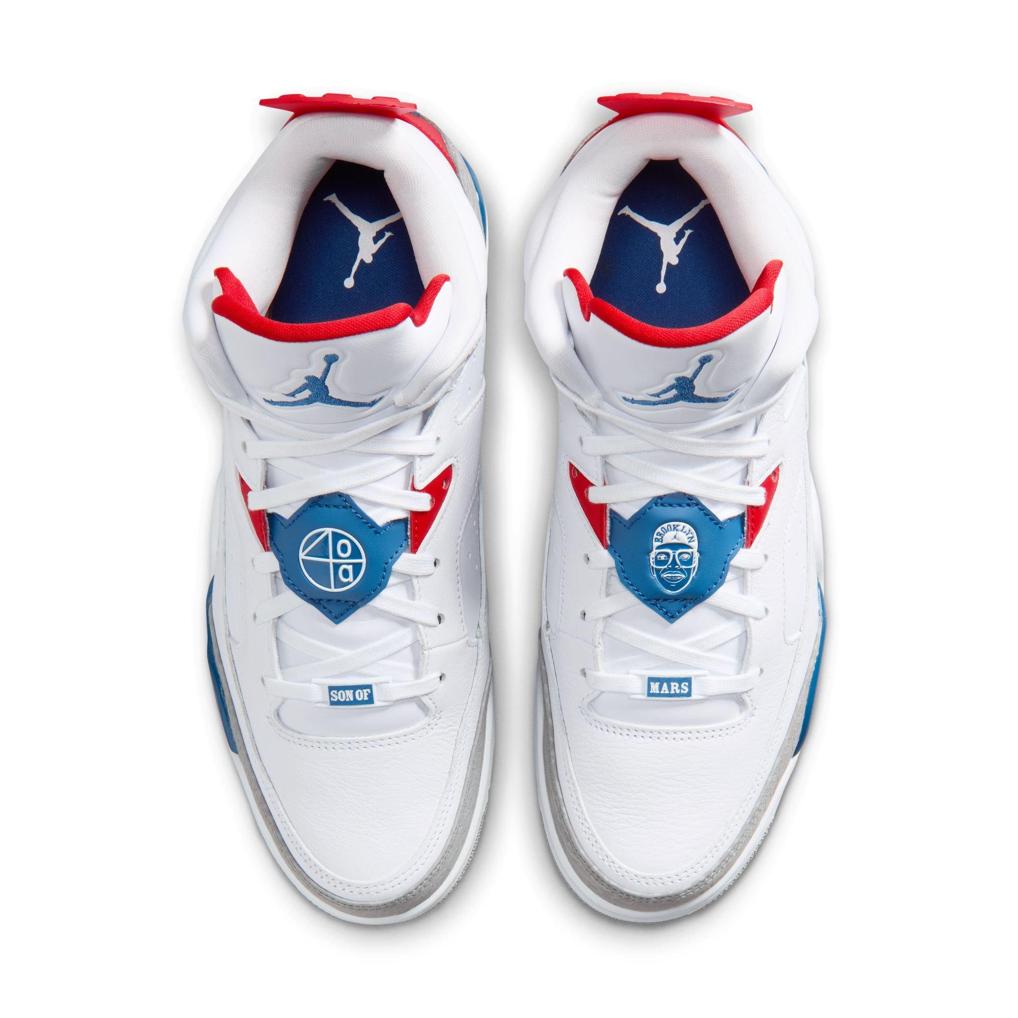 Jordan Son of Mars Low "White/True Blue/Varsity Red" Men's Shoe - WHITE/BLUE Thumbnail View 6