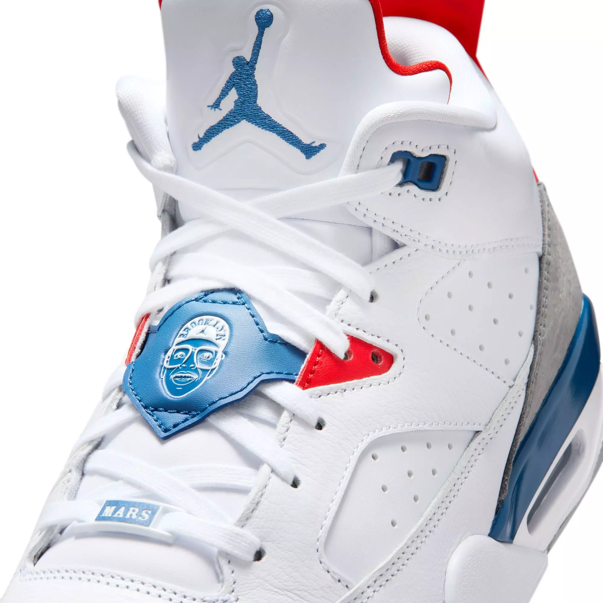 Jordan Son of Mars Low "White/True Blue/Varsity Red" Men's Shoe - WHITE/BLUE