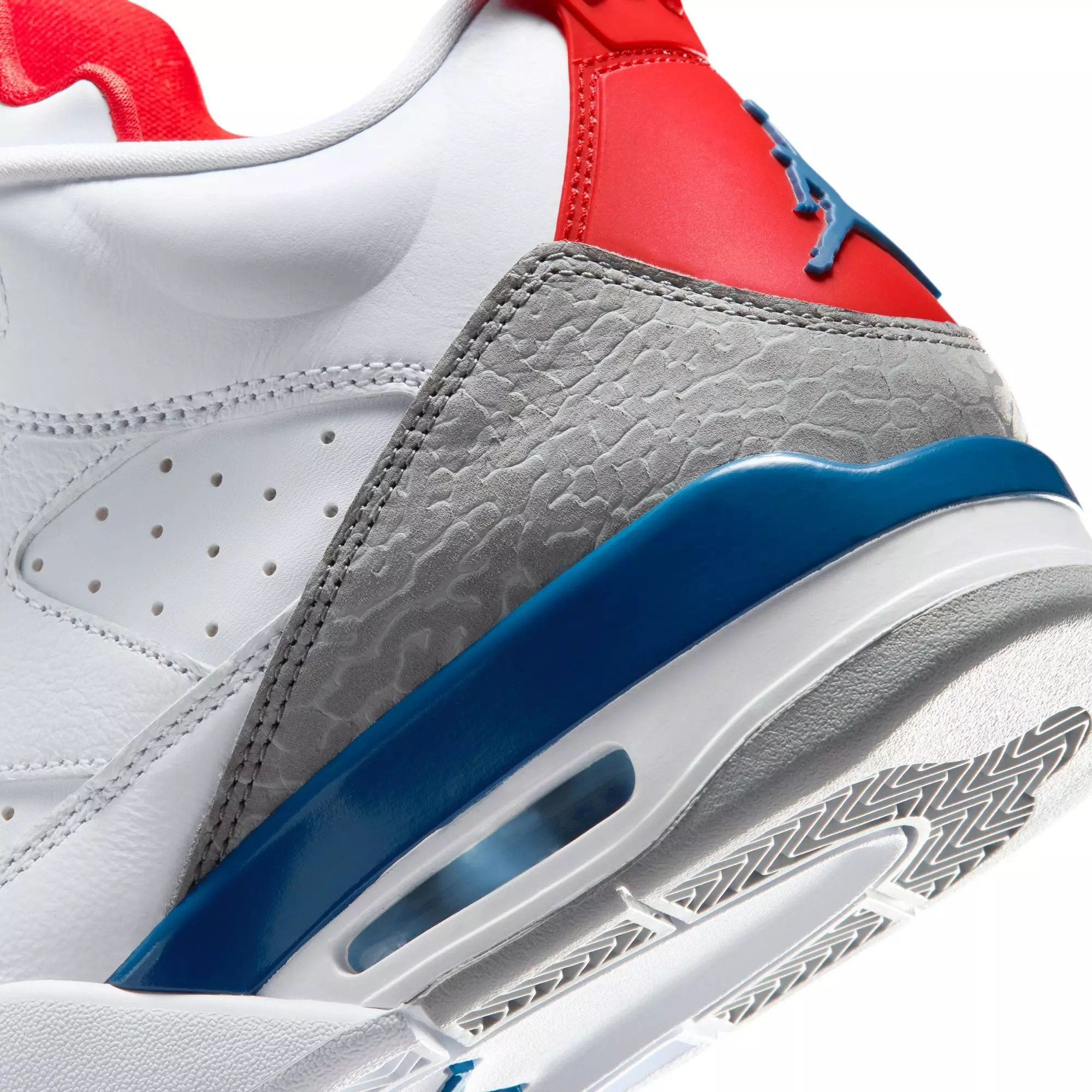 Jordan Son of Mars Low "White/True Blue/Varsity Red" Men's Shoe - WHITE/BLUE