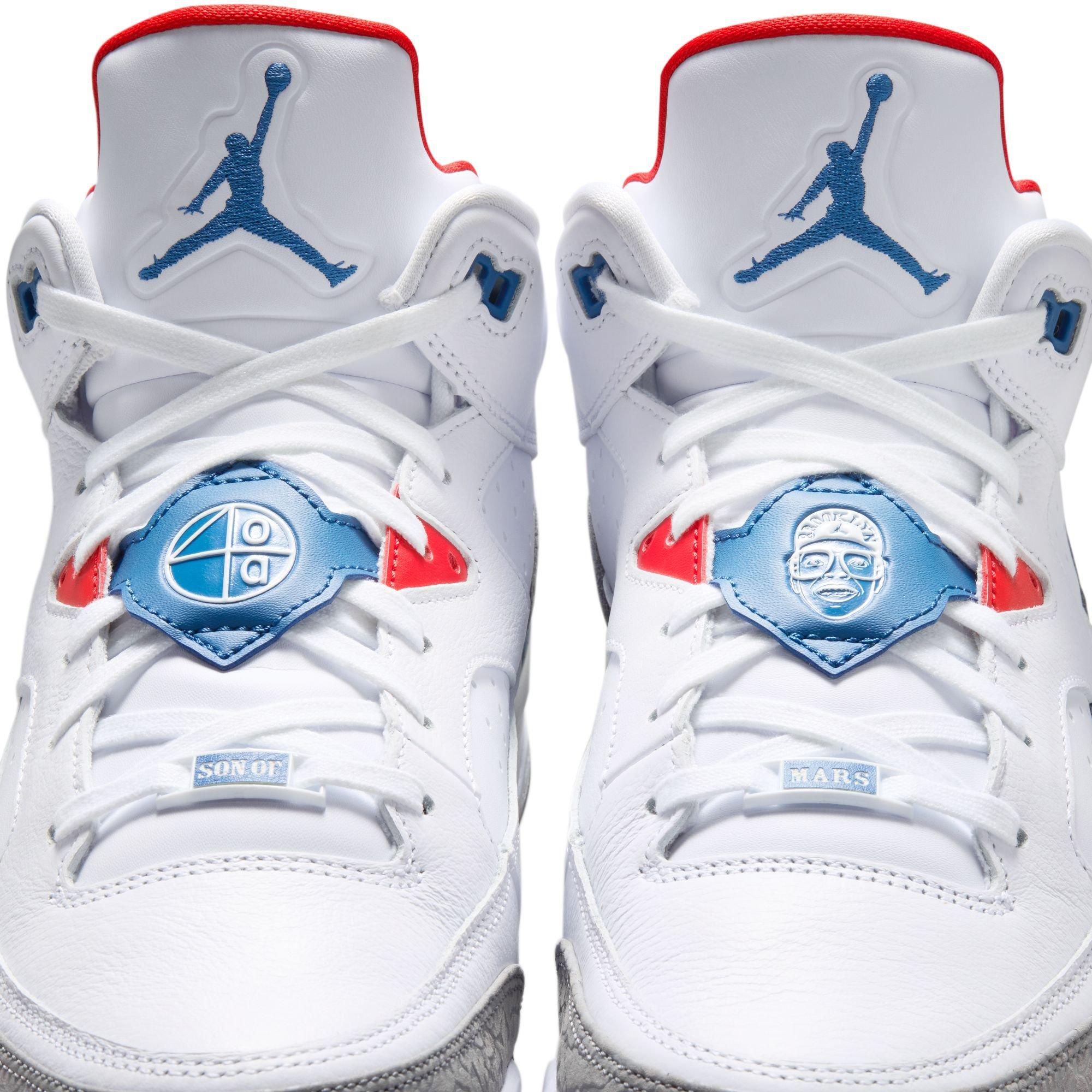 Jordan Son of Mars Low "White/True Blue/Varsity Red" Men's Shoe - WHITE/BLUE Thumbnail View 11