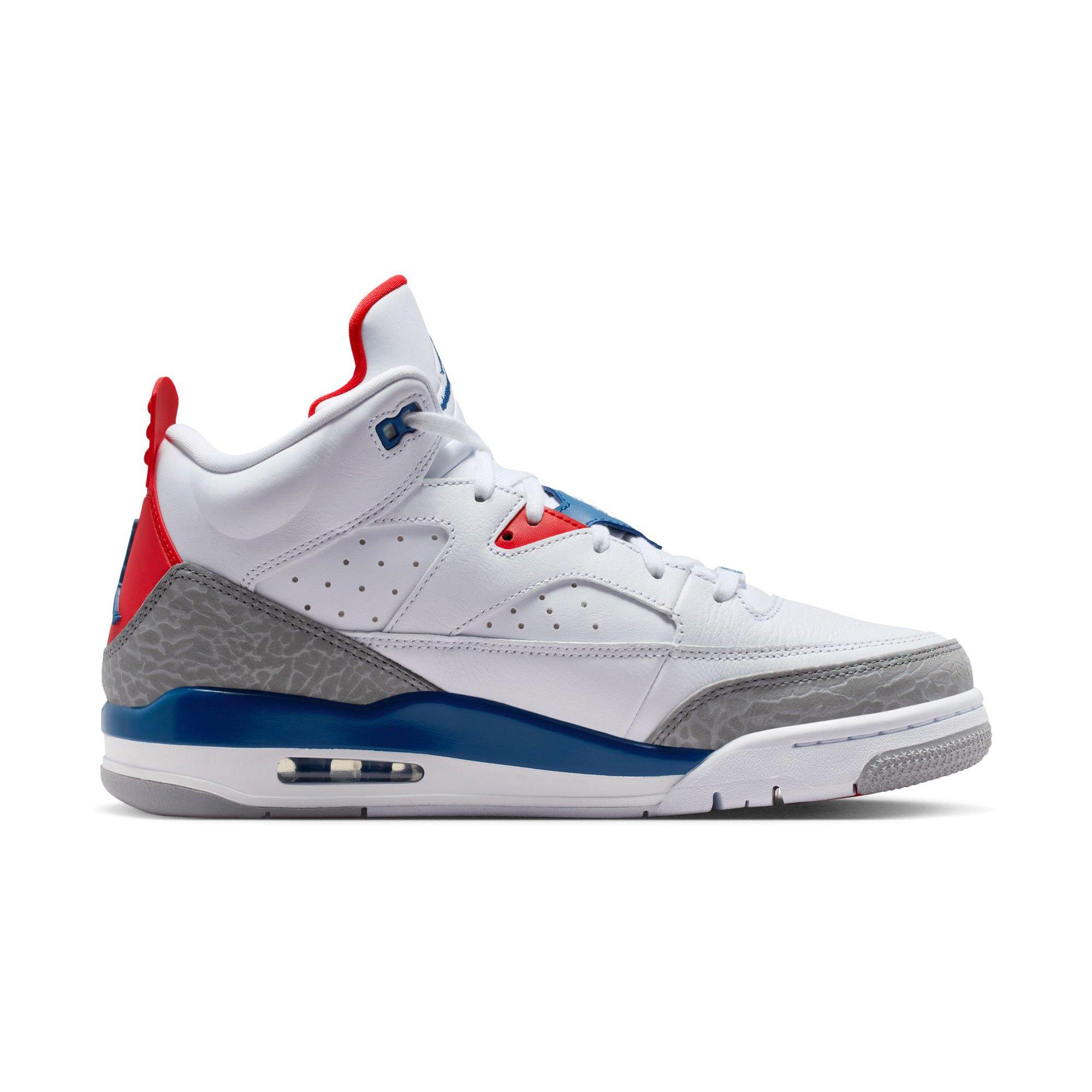 Jordan Son of Mars Low "White/True Blue/Varsity Red" Men's Shoe - WHITE/BLUE Thumbnail View 2