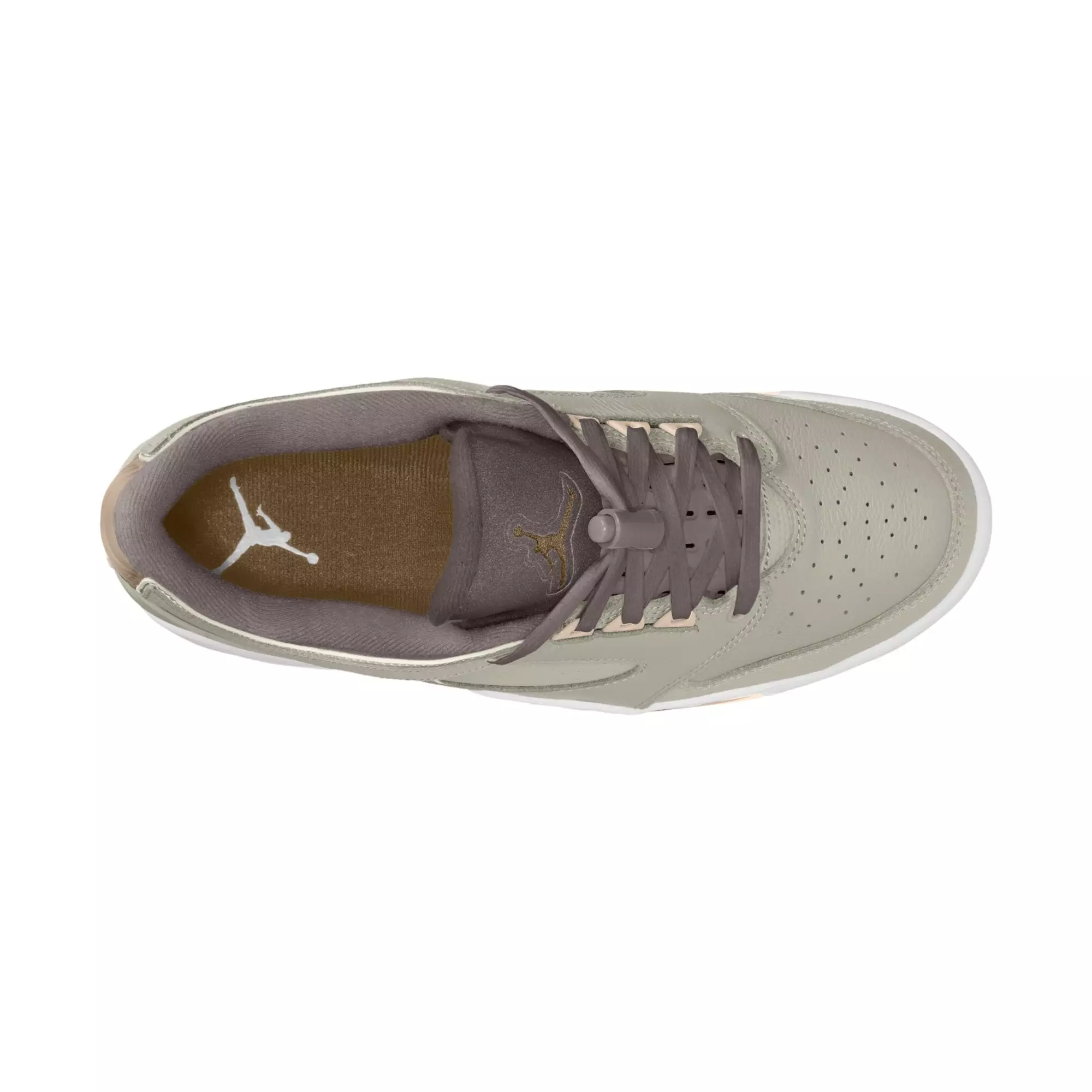 Jordan Sixty Plus Low "Phantom/Legend Md Brown/Lt Iron Ore" Men's Shoe - OFF-WHITE/KHAKI