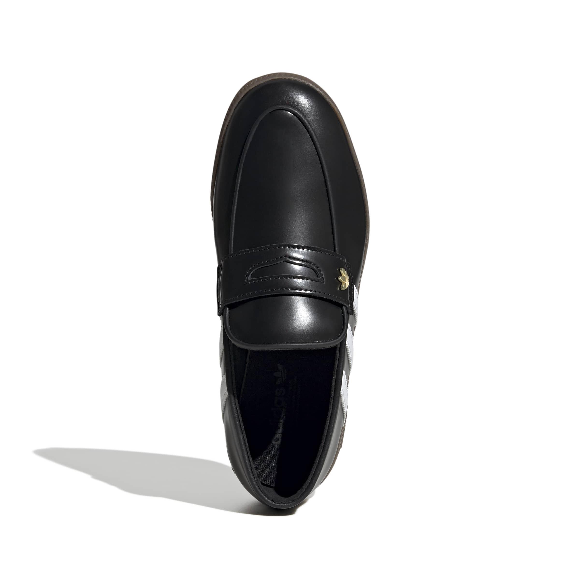 adidas Originals Handball Spezial "Core Black/White" Women's Loafers - BLACK/WHITE Thumbnail View 3