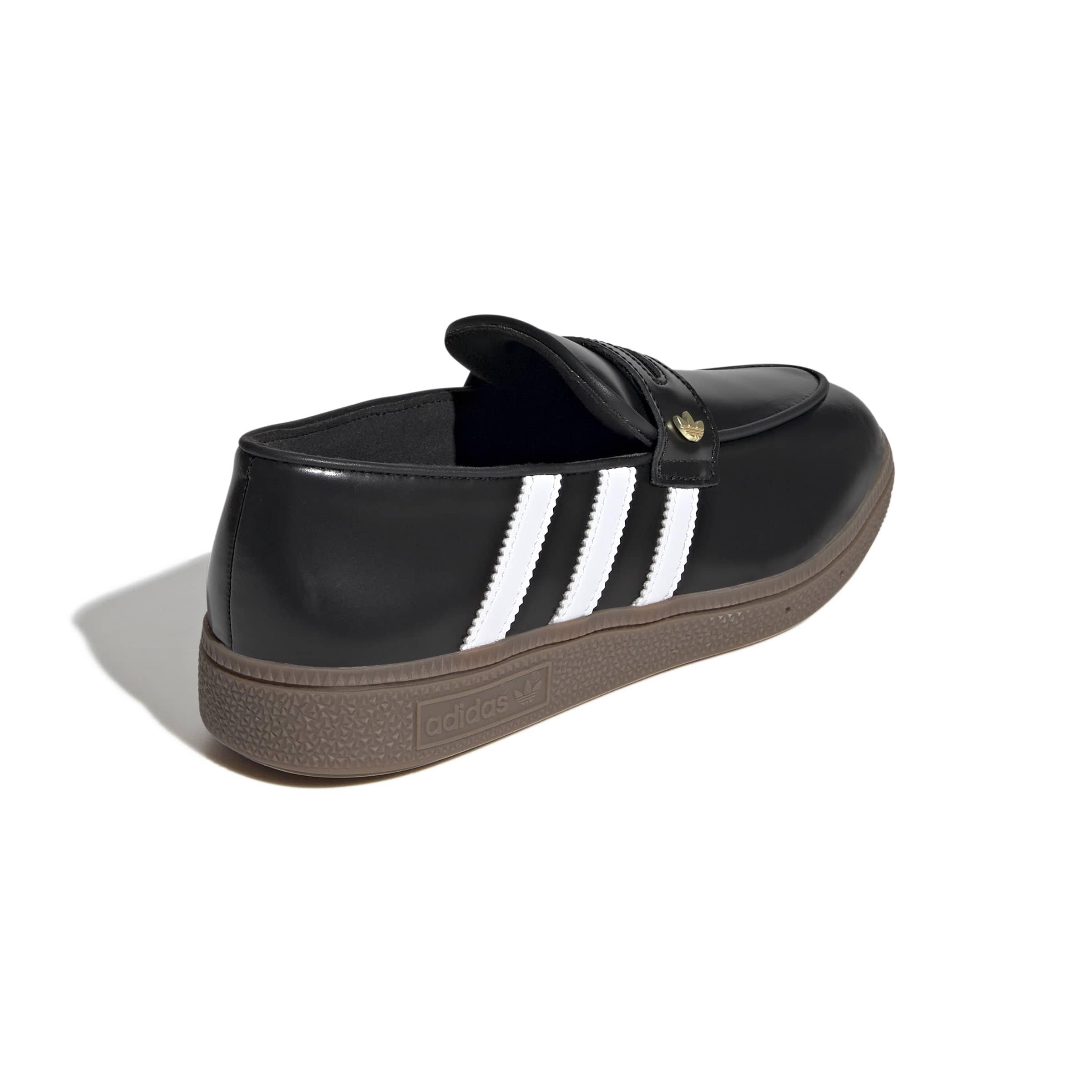 adidas Originals Handball Spezial "Core Black/White" Women's Loafers - BLACK/WHITE Thumbnail View 6