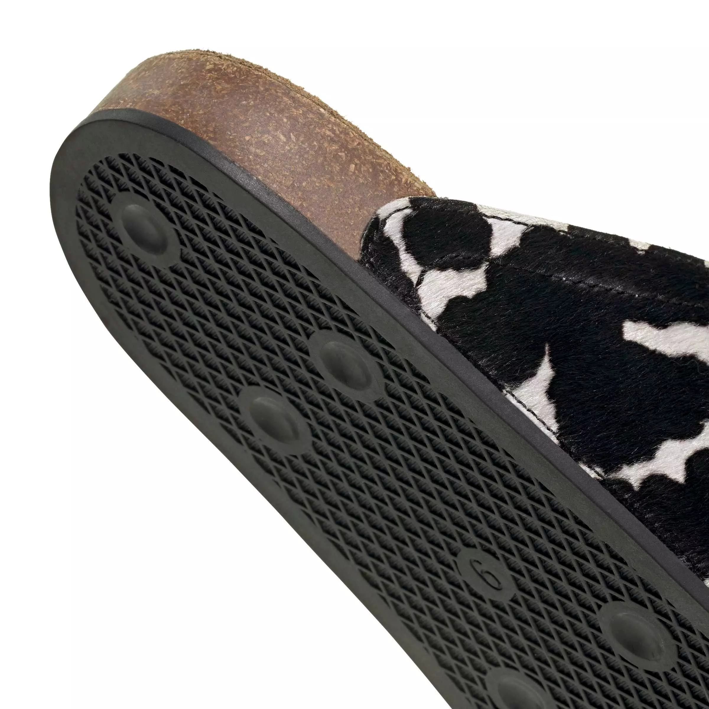 adidas Originals Adimule "Core Black/White" Unisex Slide - BLACK/WHITE