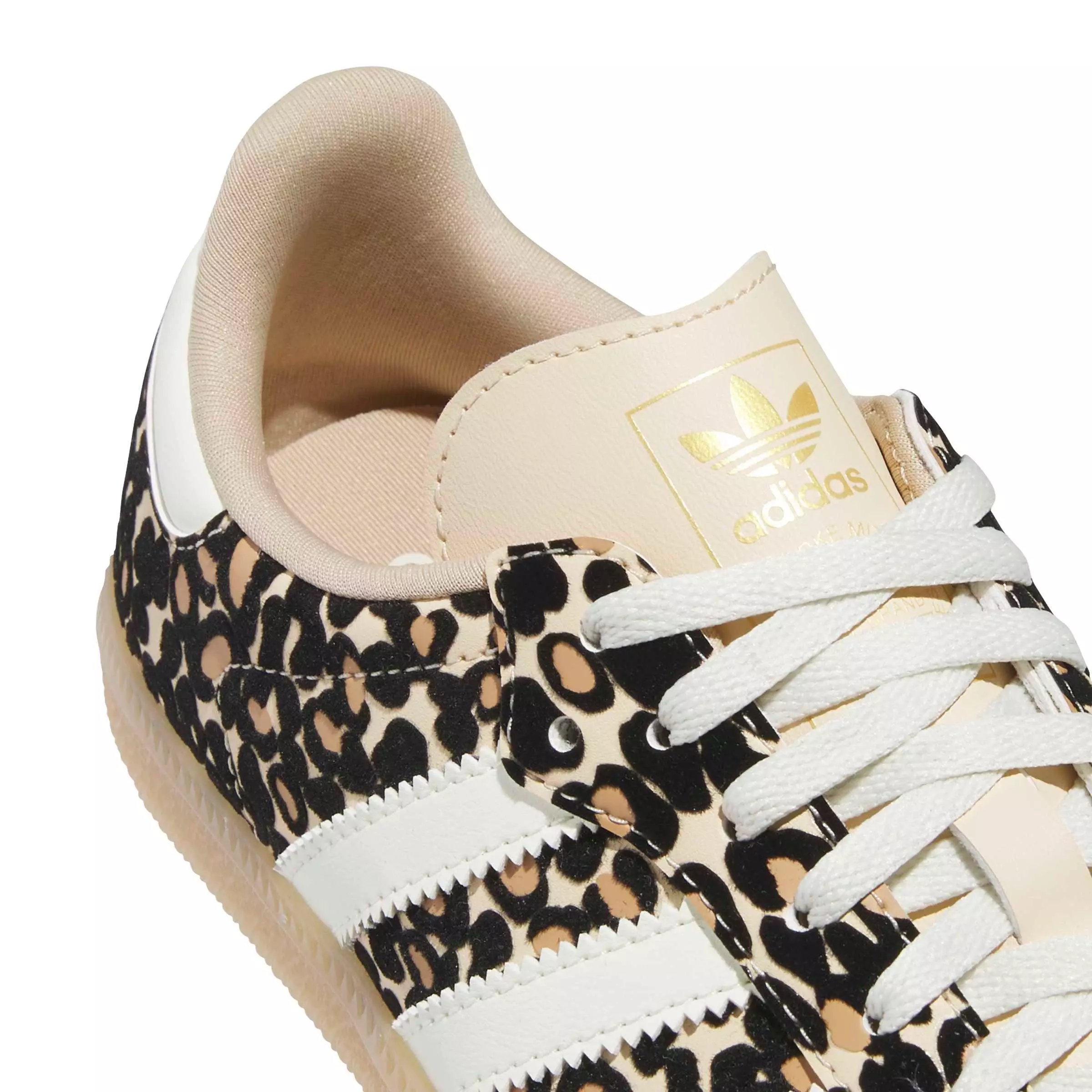 adidas Originals Samba OG "Cheetah Print" Grade School Girls' Shoe - BROWN/BLACK