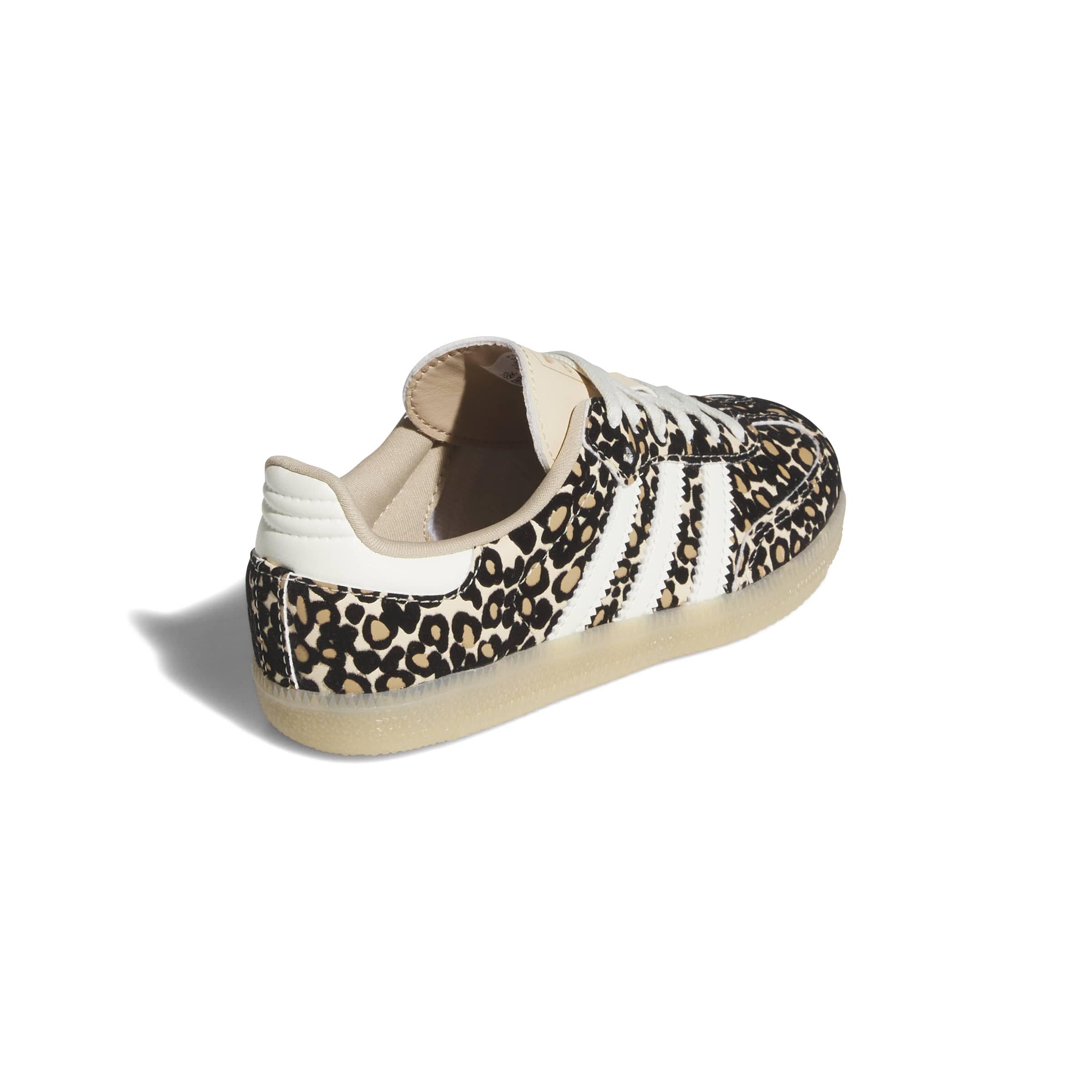 adidas Originals Samba OG "Cheetah Print" Preschool Girls' Shoe - BROWN/BLACK Thumbnail View 6