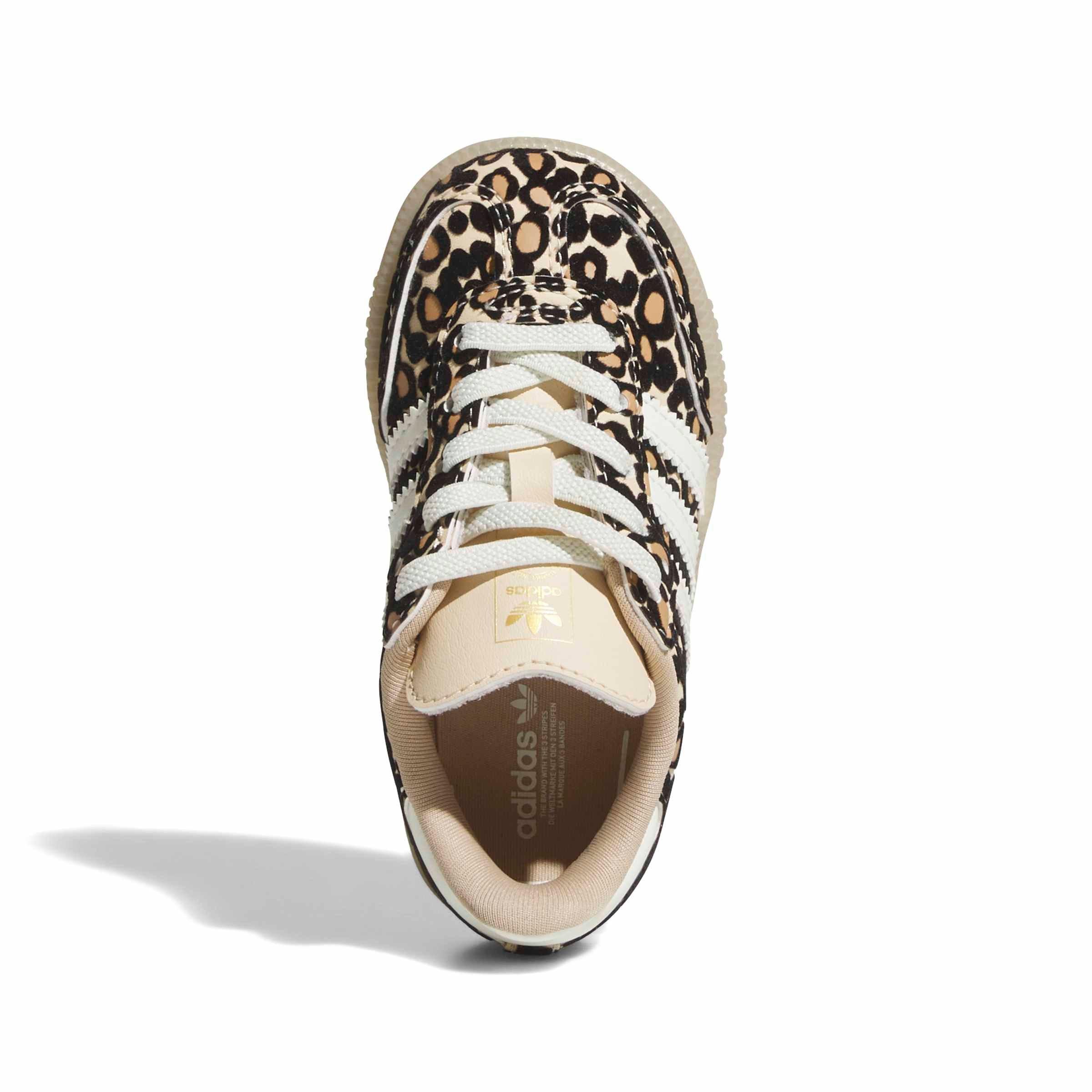 adidas Originals Samba OG "Cheetah Print" Toddler Girls' Shoe - BROWN/BLACK Thumbnail View 3