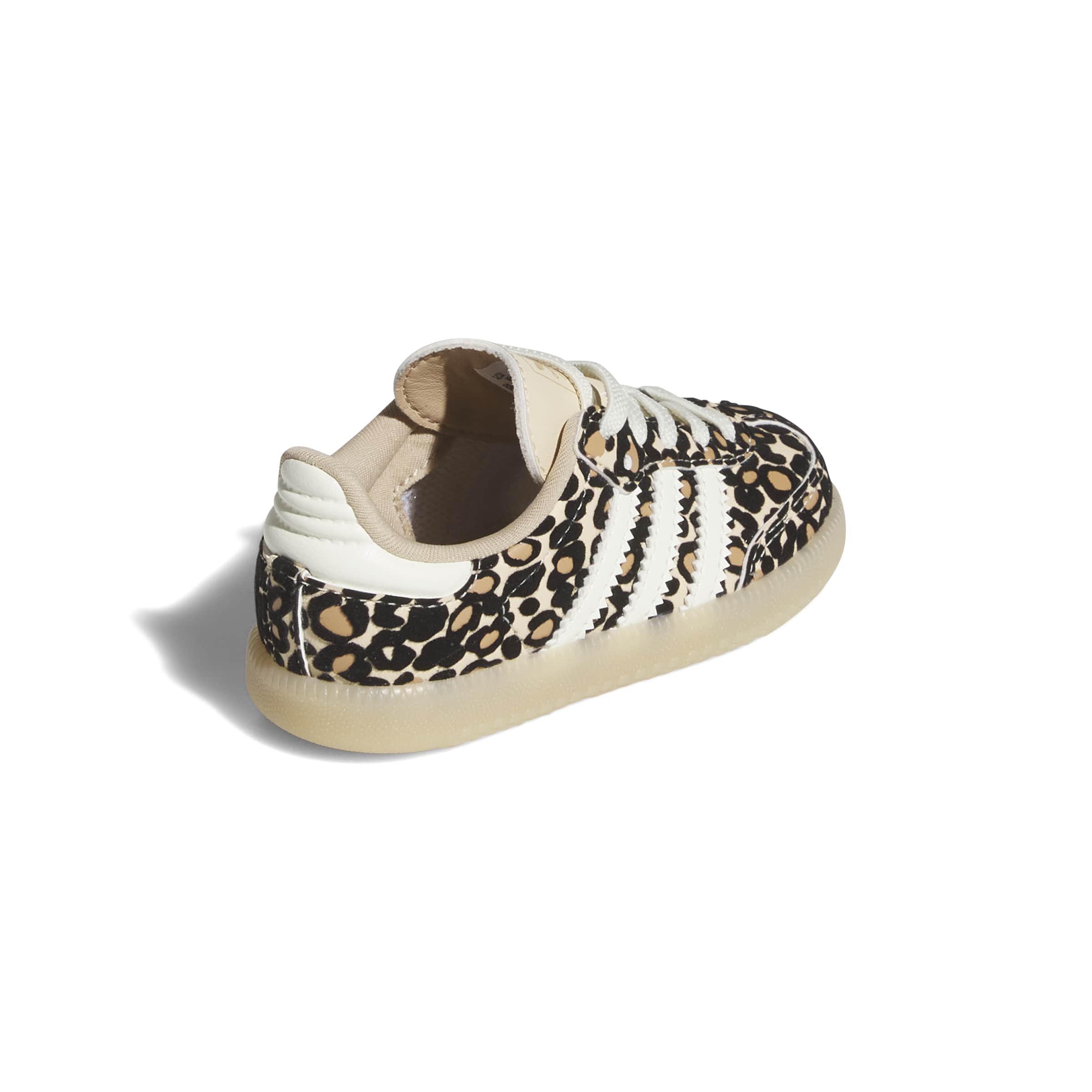 adidas Originals Samba OG "Cheetah Print" Toddler Girls' Shoe - BROWN/BLACK Thumbnail View 6