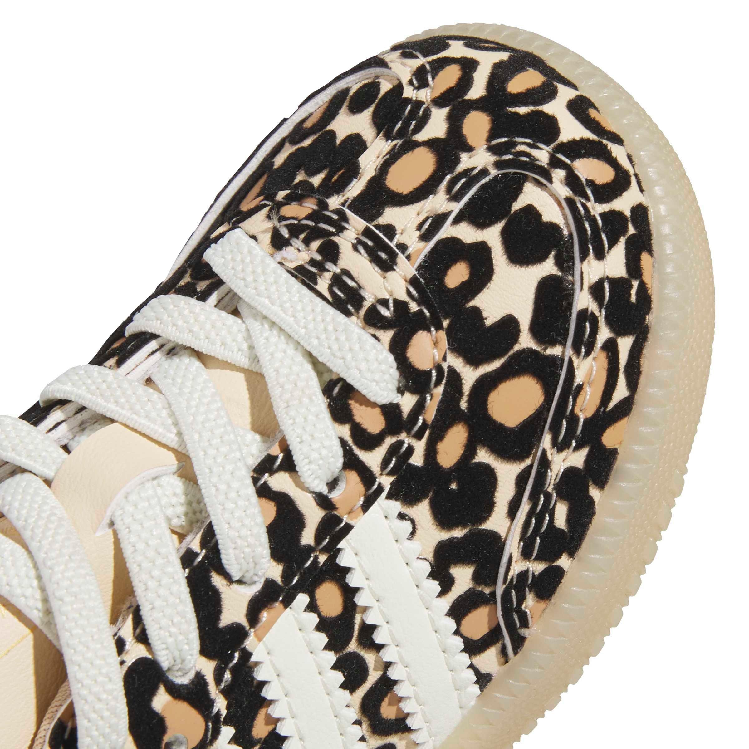 adidas Originals Samba OG "Cheetah Print" Toddler Girls' Shoe - BROWN/BLACK Thumbnail View 7