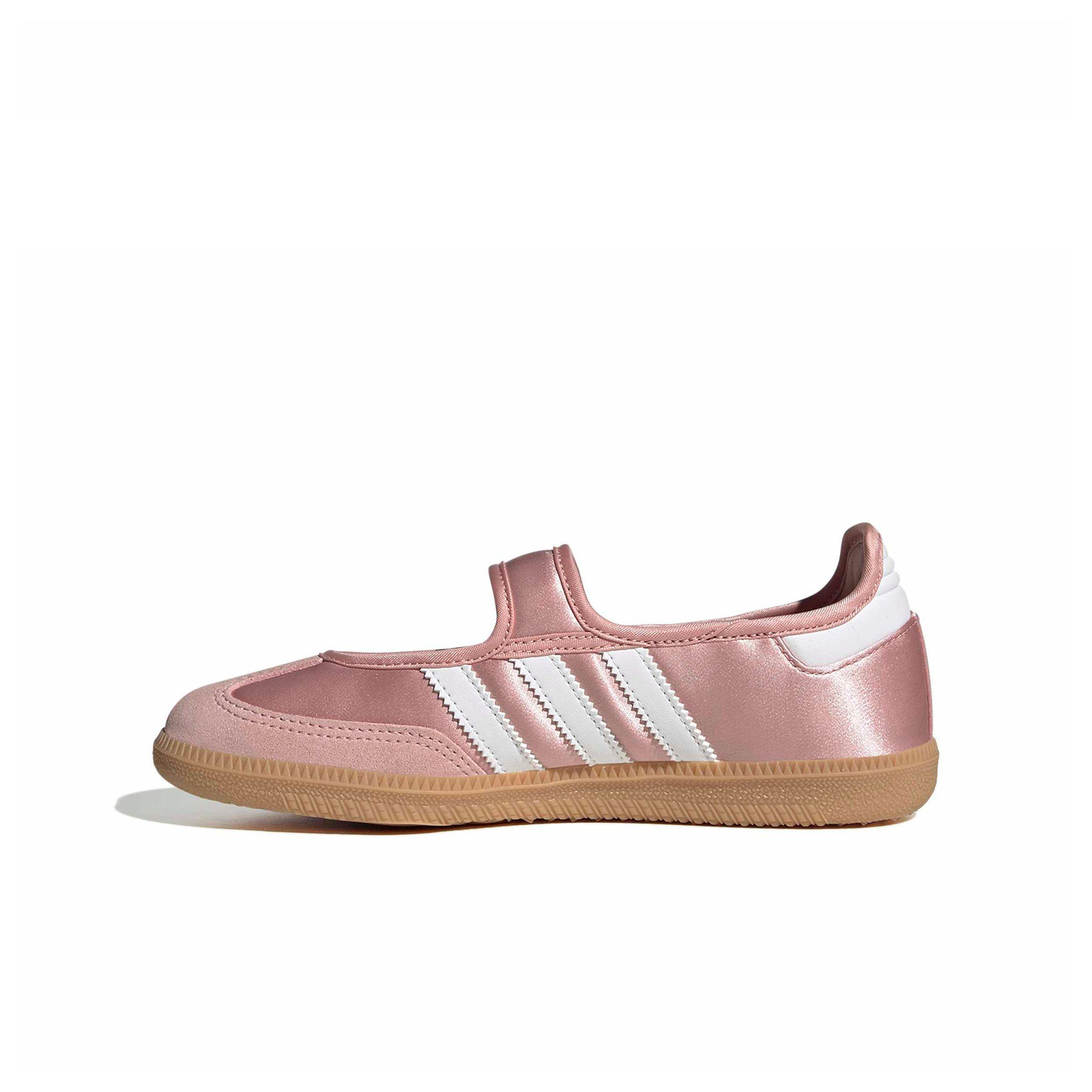 adidas Originals Samba Jane "Wonder Mauve/White/Gum" Grade School Girls' Shoe - PINK Thumbnail View 2