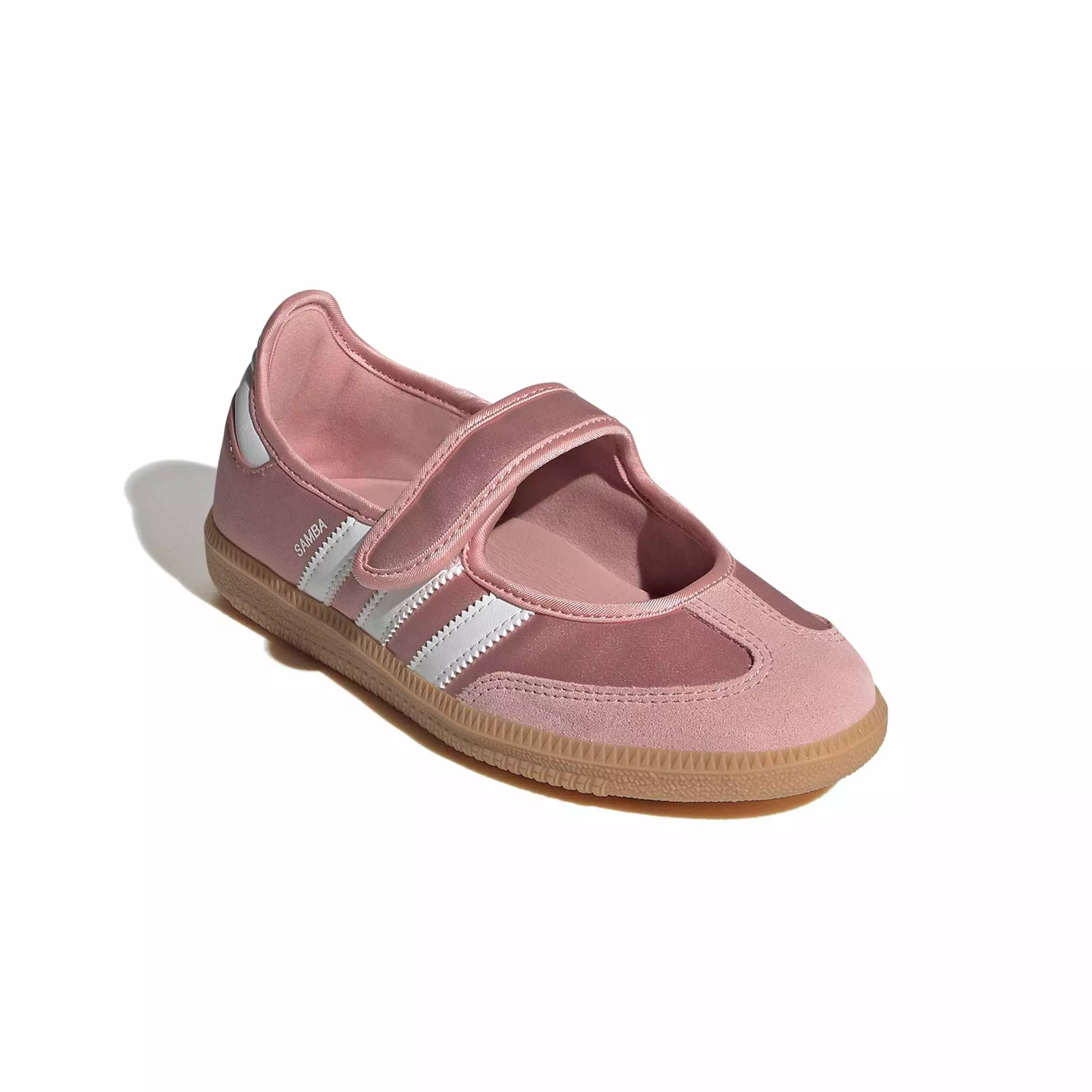 adidas Originals Samba Jane "Wonder Mauve/White/Gum" Grade School Girls' Shoe - PINK