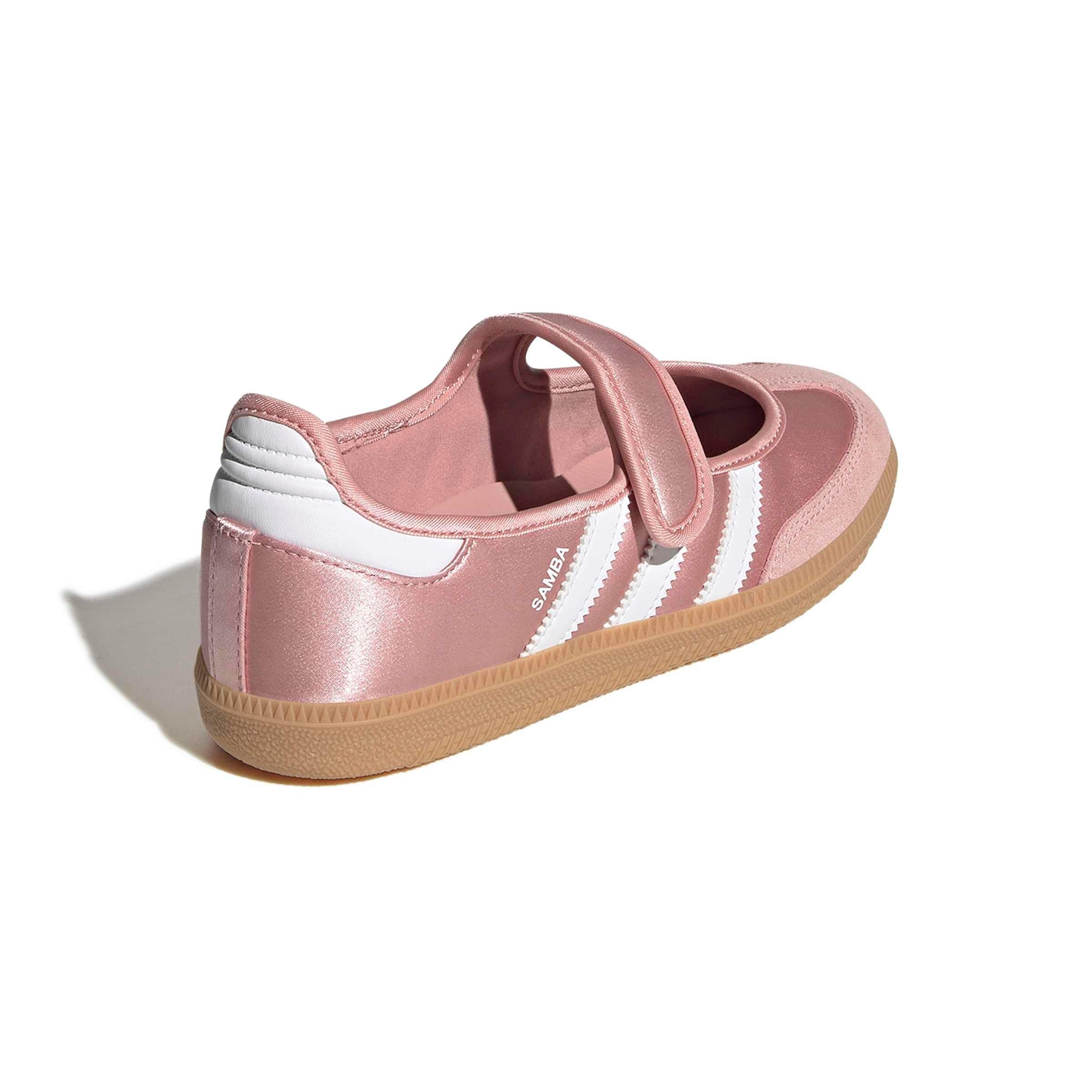 adidas Originals Samba Jane "Wonder Mauve/White/Gum" Grade School Girls' Shoe - PINK Thumbnail View 6