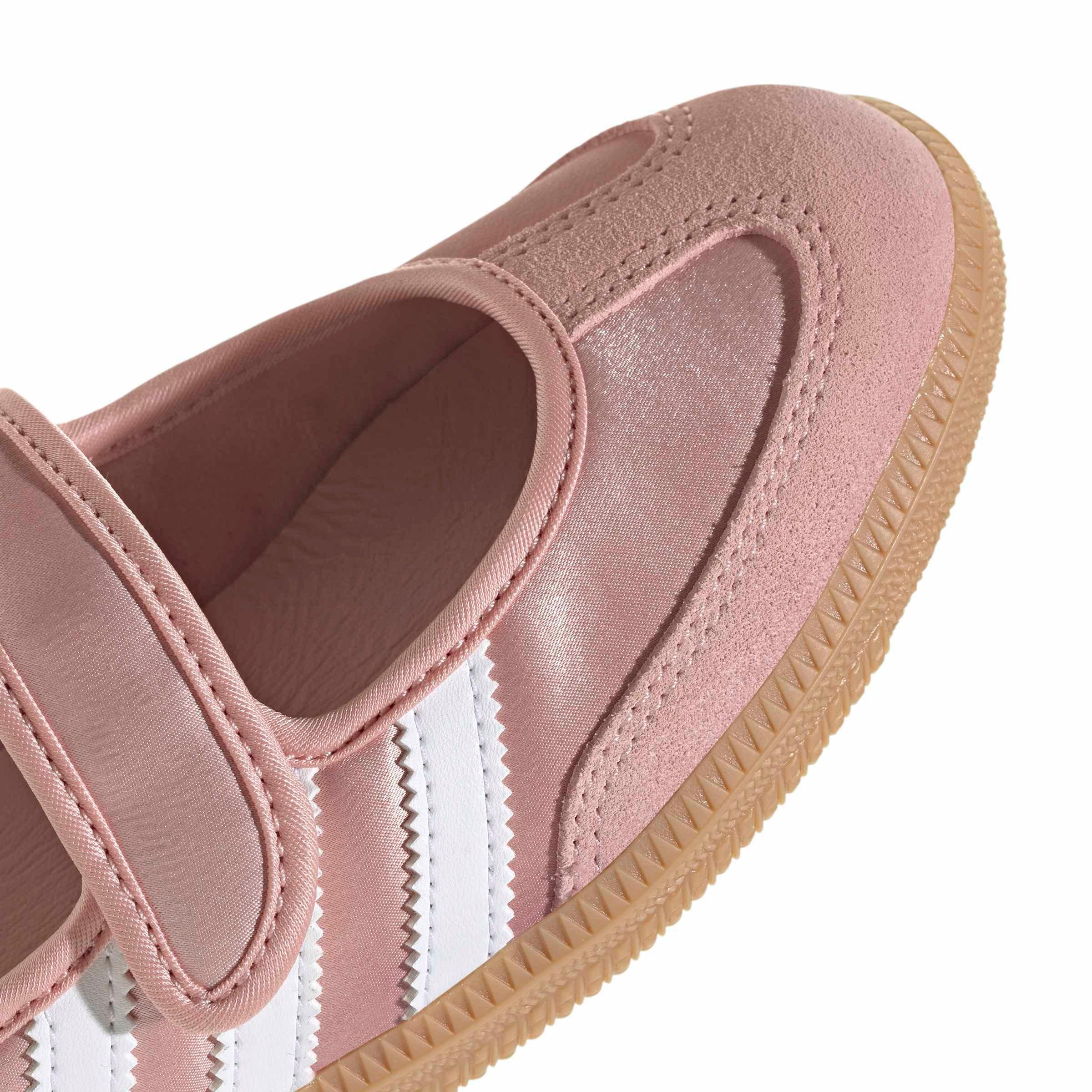 adidas Originals Samba Jane "Wonder Mauve/White/Gum" Grade School Girls' Shoe - PINK Thumbnail View 8
