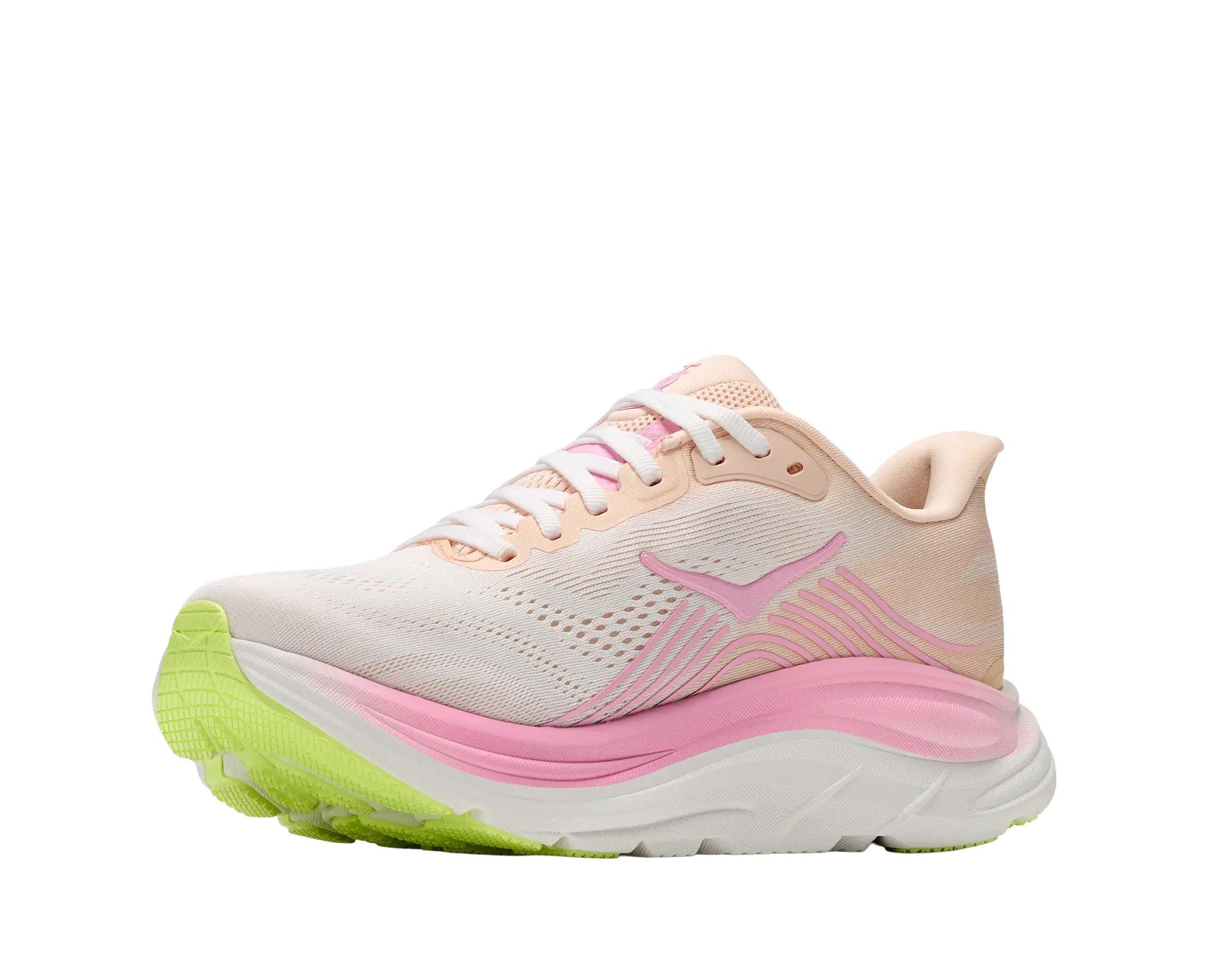 Hoka Clifton 11 "Tangerine Glow/White" Women's Running Shoe - ORANGE/WHITE Thumbnail View 3