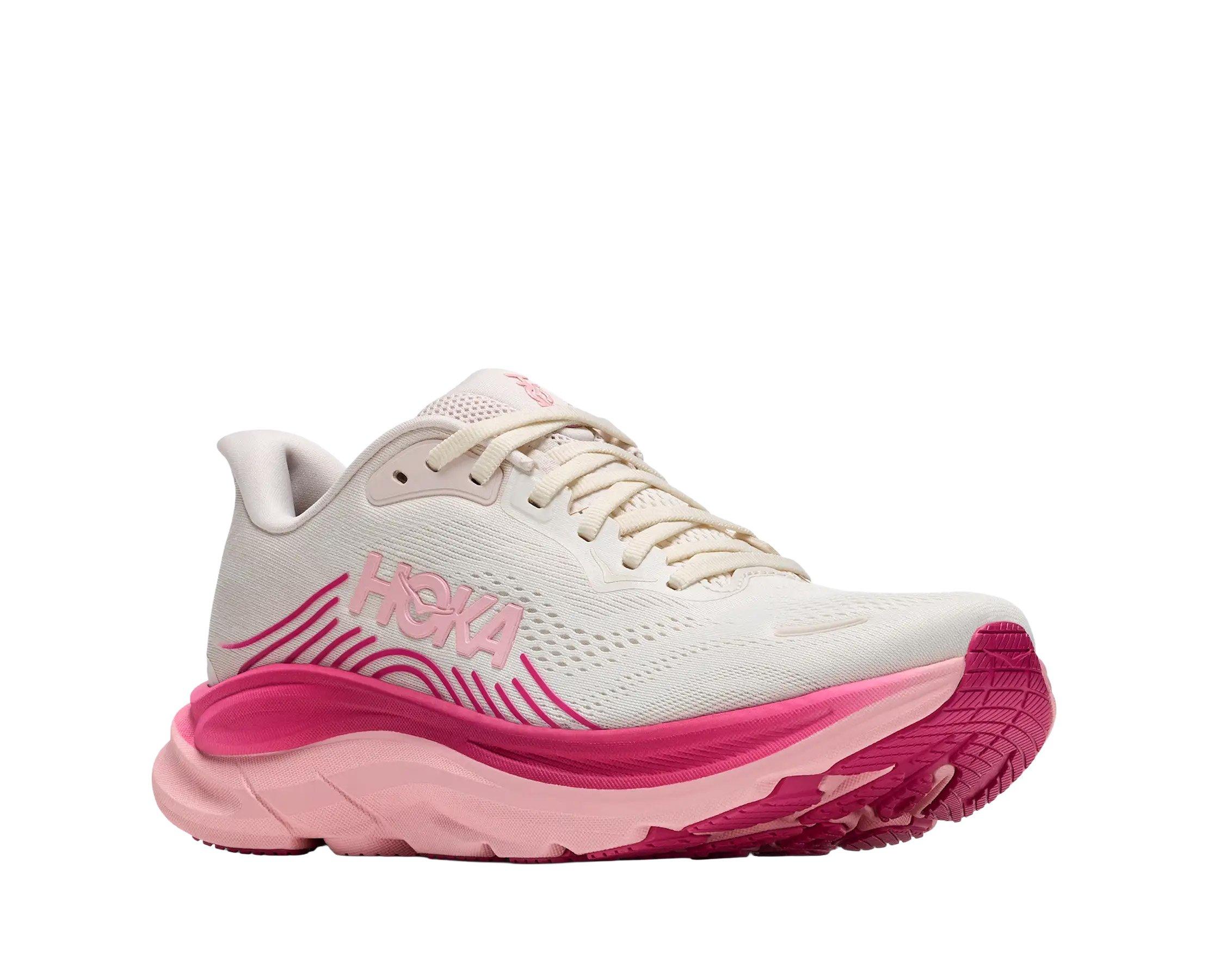 Hoka Clifton 11 "Rose Cream/Dewy Pink" Women's Running Shoe - ROSE Thumbnail View 6