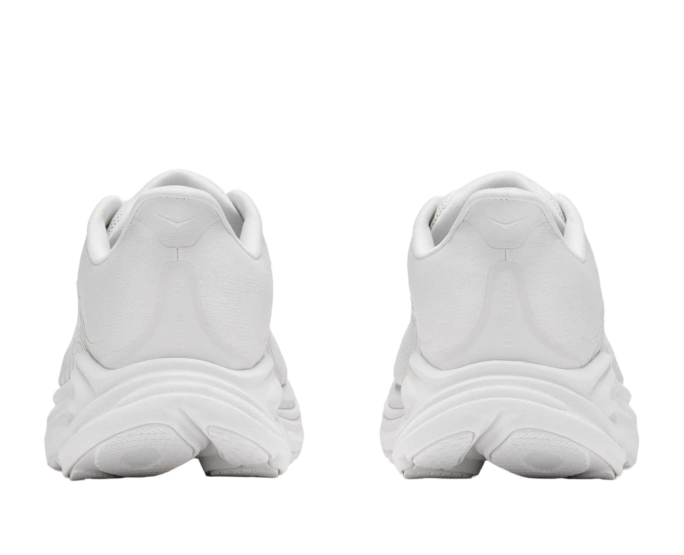 Hoka Clifton 11 "White/White" Women's Running Shoe - WHITE Thumbnail View 5