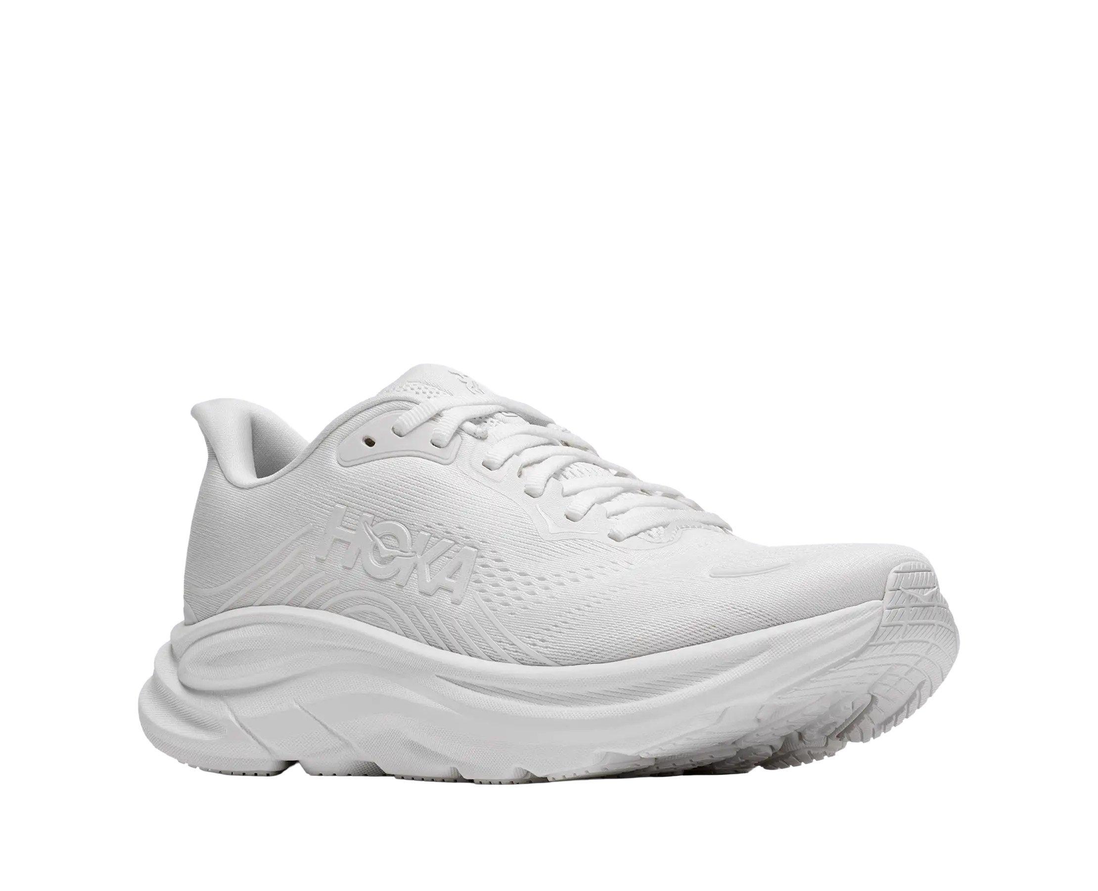 Hoka Clifton 11 "White/White" Women's Running Shoe - WHITE Thumbnail View 6