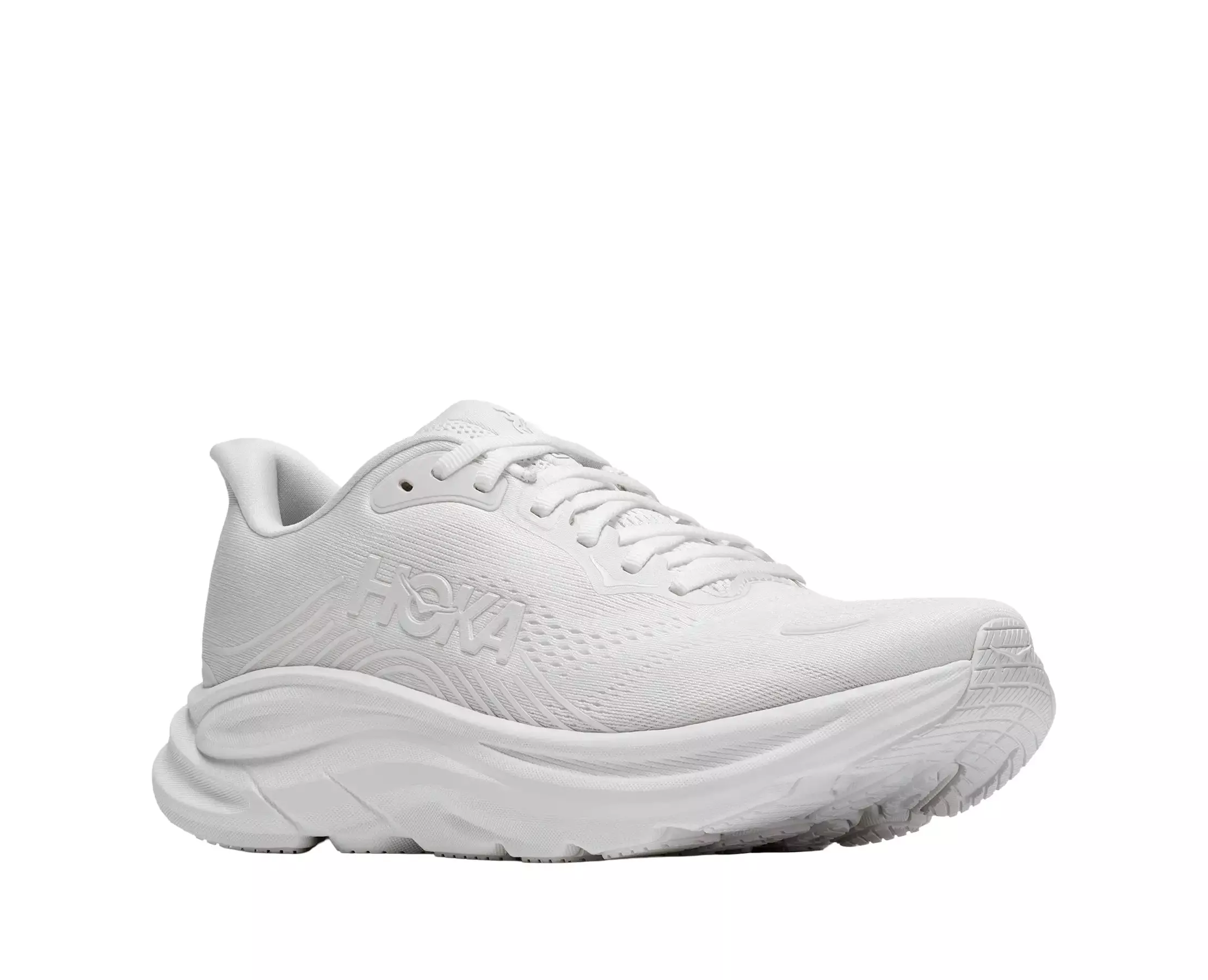 Hoka Clifton 11 "White/White" Women's Running Shoe - WHITE