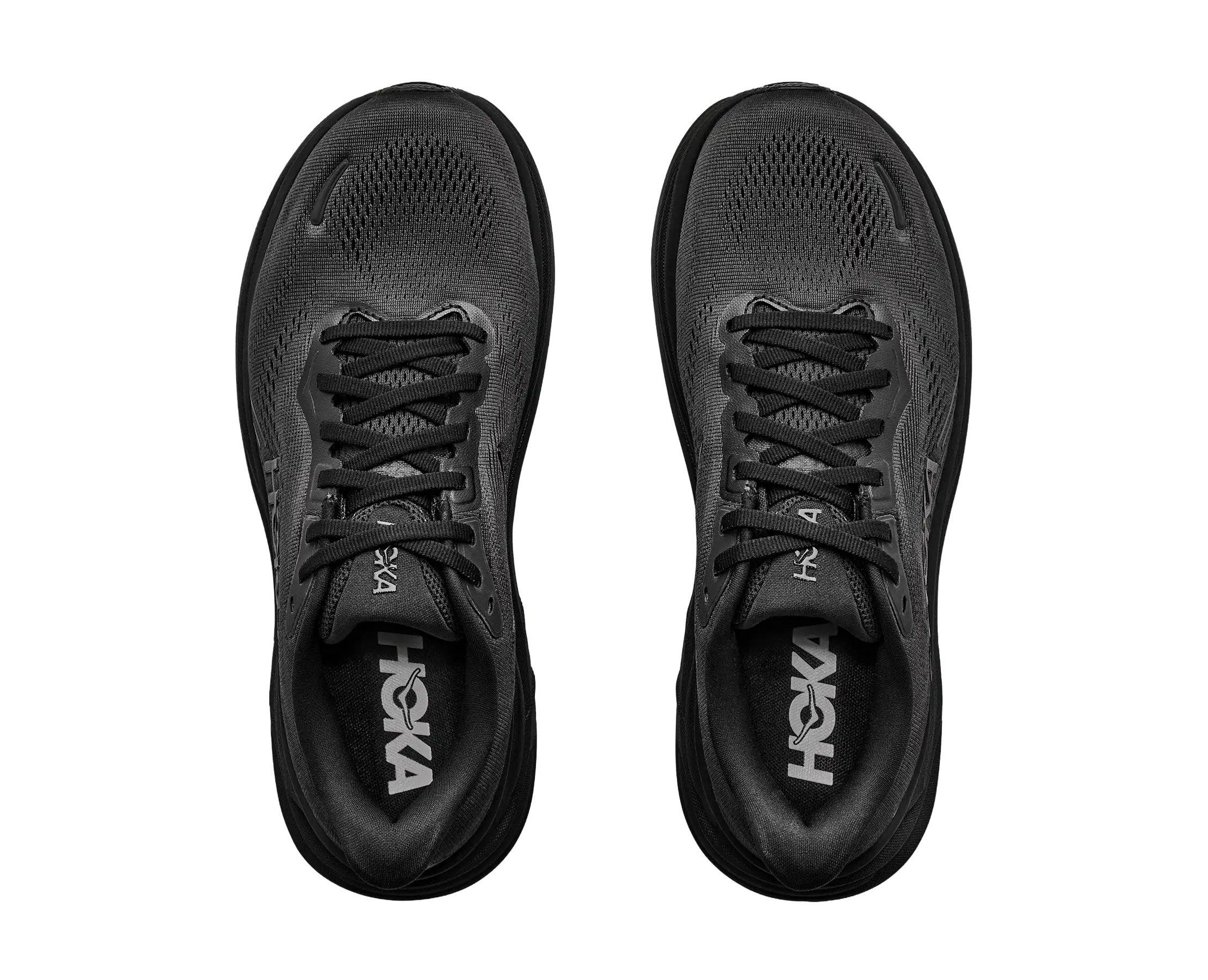 Hoka Clifton 11 "Black/Black" Women's Running Shoe - BLACK Thumbnail View 2