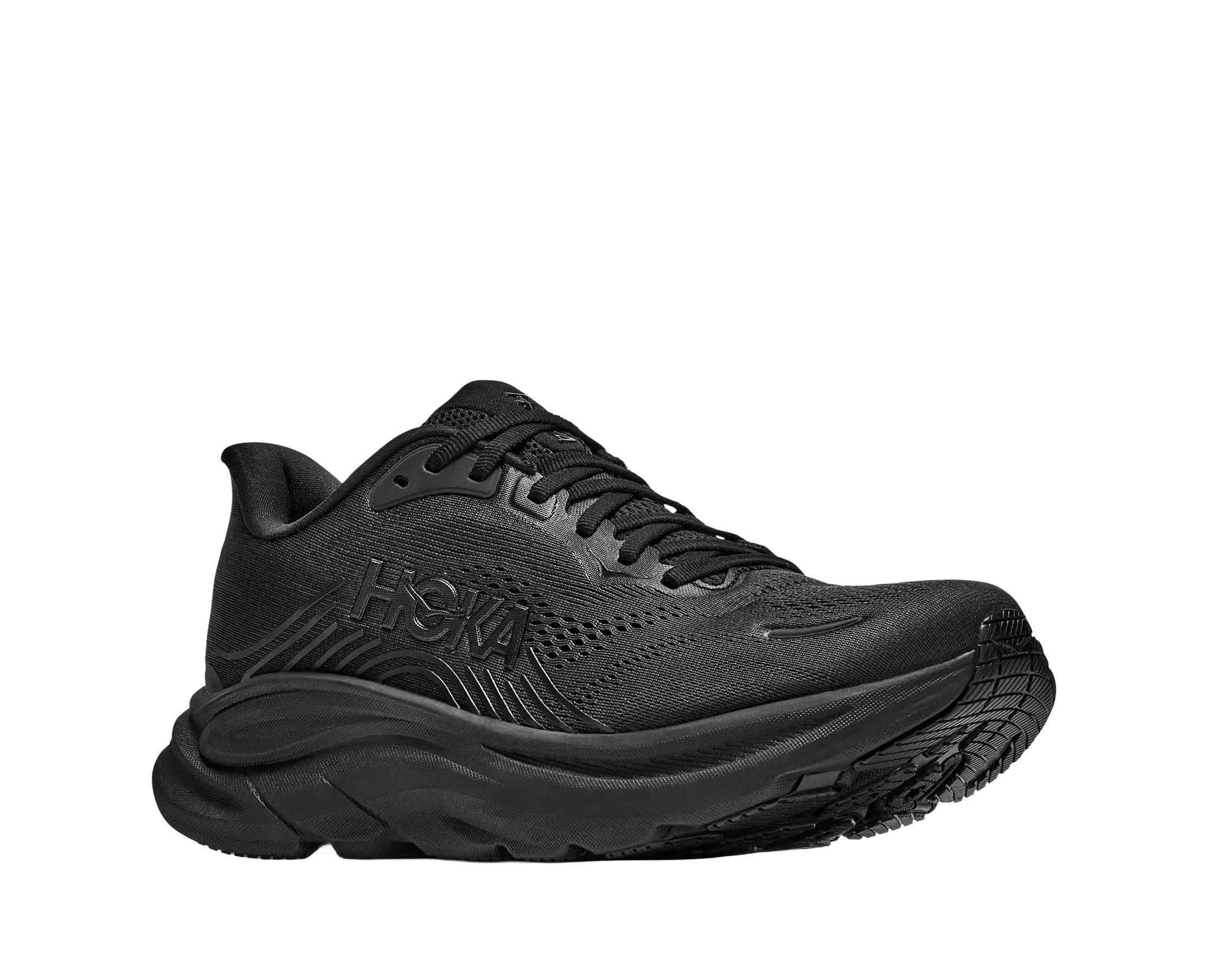 Hoka Clifton 11 "Black/Black" Women's Running Shoe - BLACK Thumbnail View 6