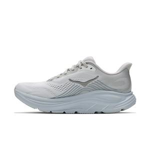 Hoka Clifton 11 "Grey/Blue" Women's Running Shoe - WHITE/WHITE/BLACK