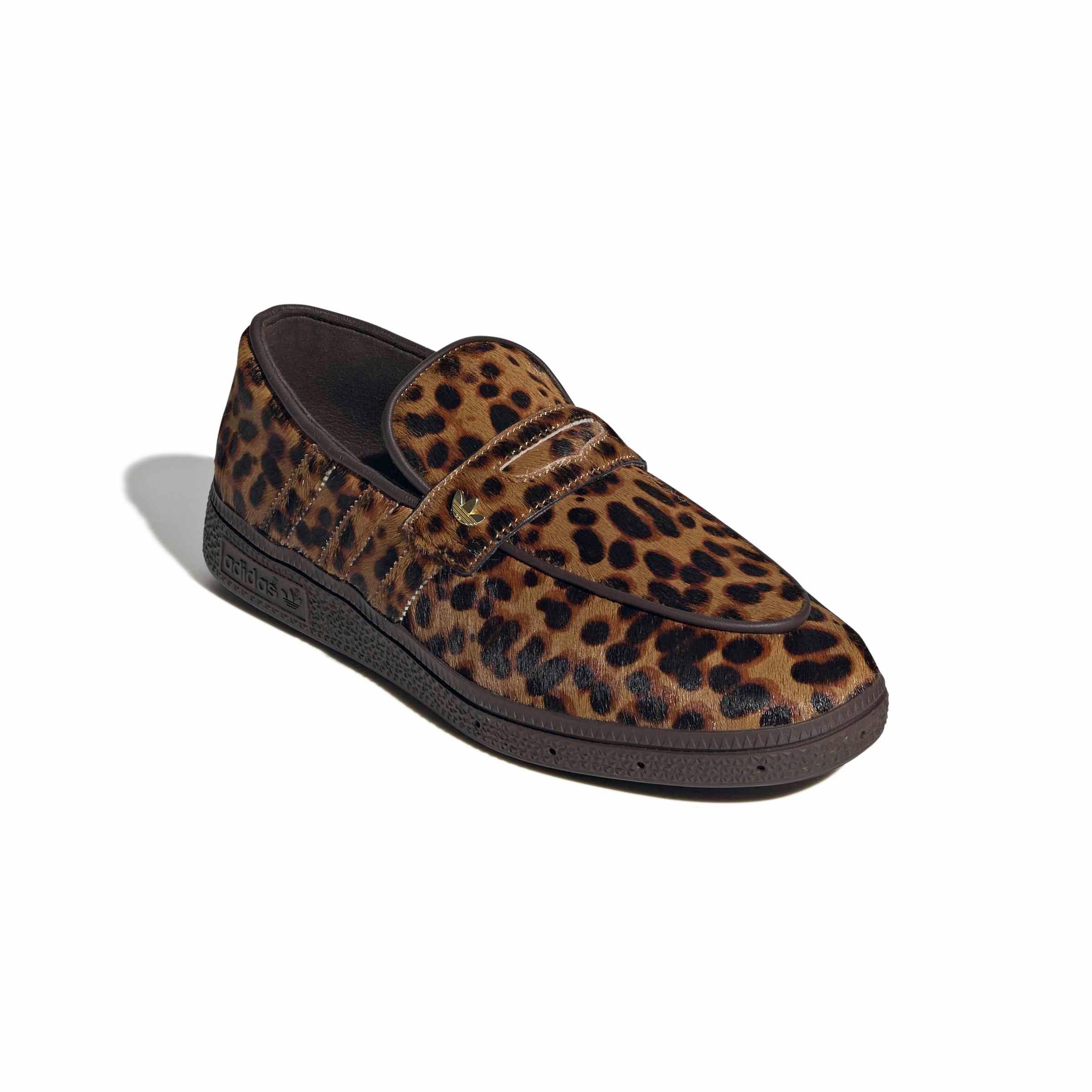 adidas Originals Handball Spezial "Leopard Print" Women's Loafer - BROWN/BLACK Thumbnail View 5