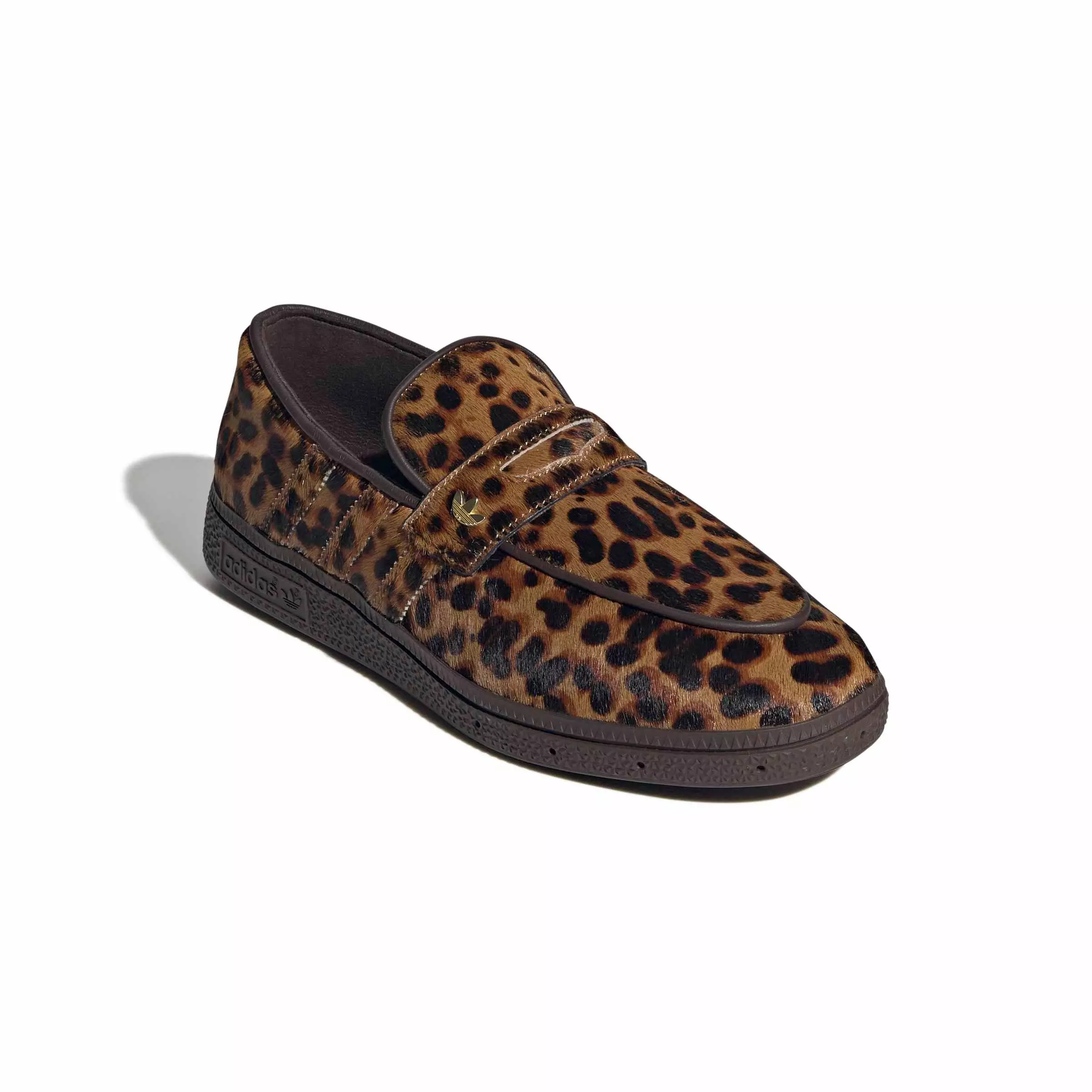 adidas Originals Handball Spezial "Leopard Print" Women's Loafer - BROWN/BLACK