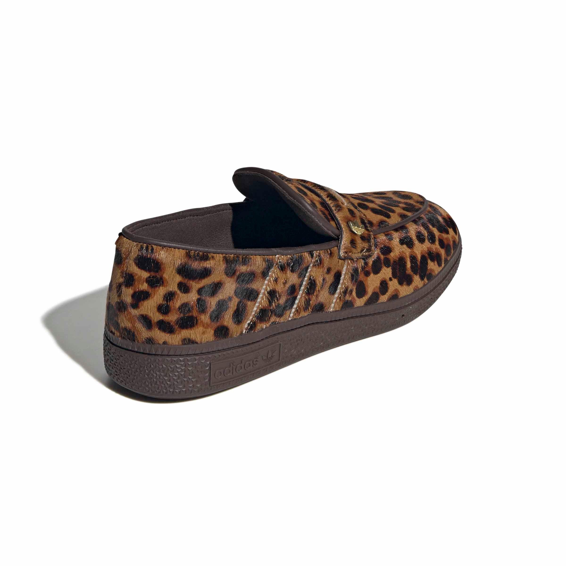 adidas Originals Handball Spezial "Leopard Print" Women's Loafer - BROWN/BLACK Thumbnail View 6