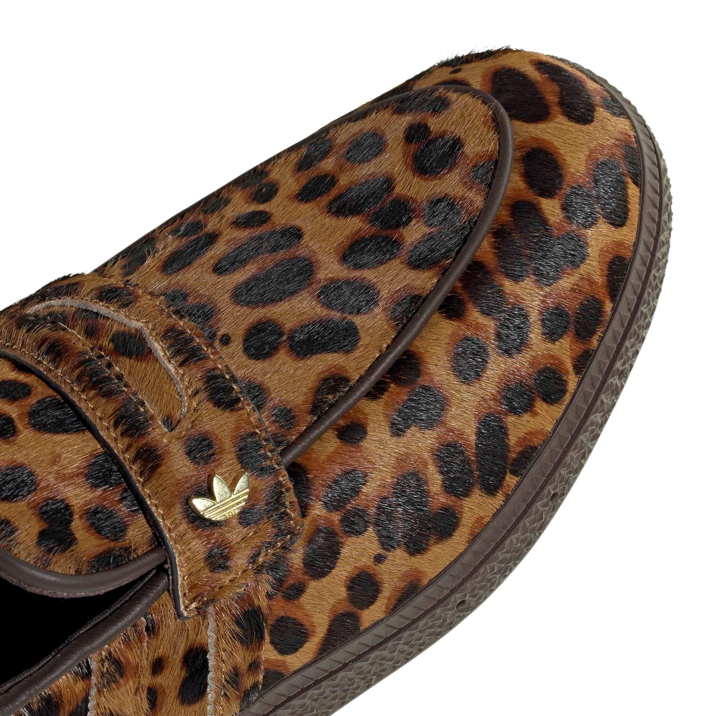 adidas Originals Handball Spezial "Leopard Print" Women's Loafer - BROWN/BLACK Thumbnail View 8