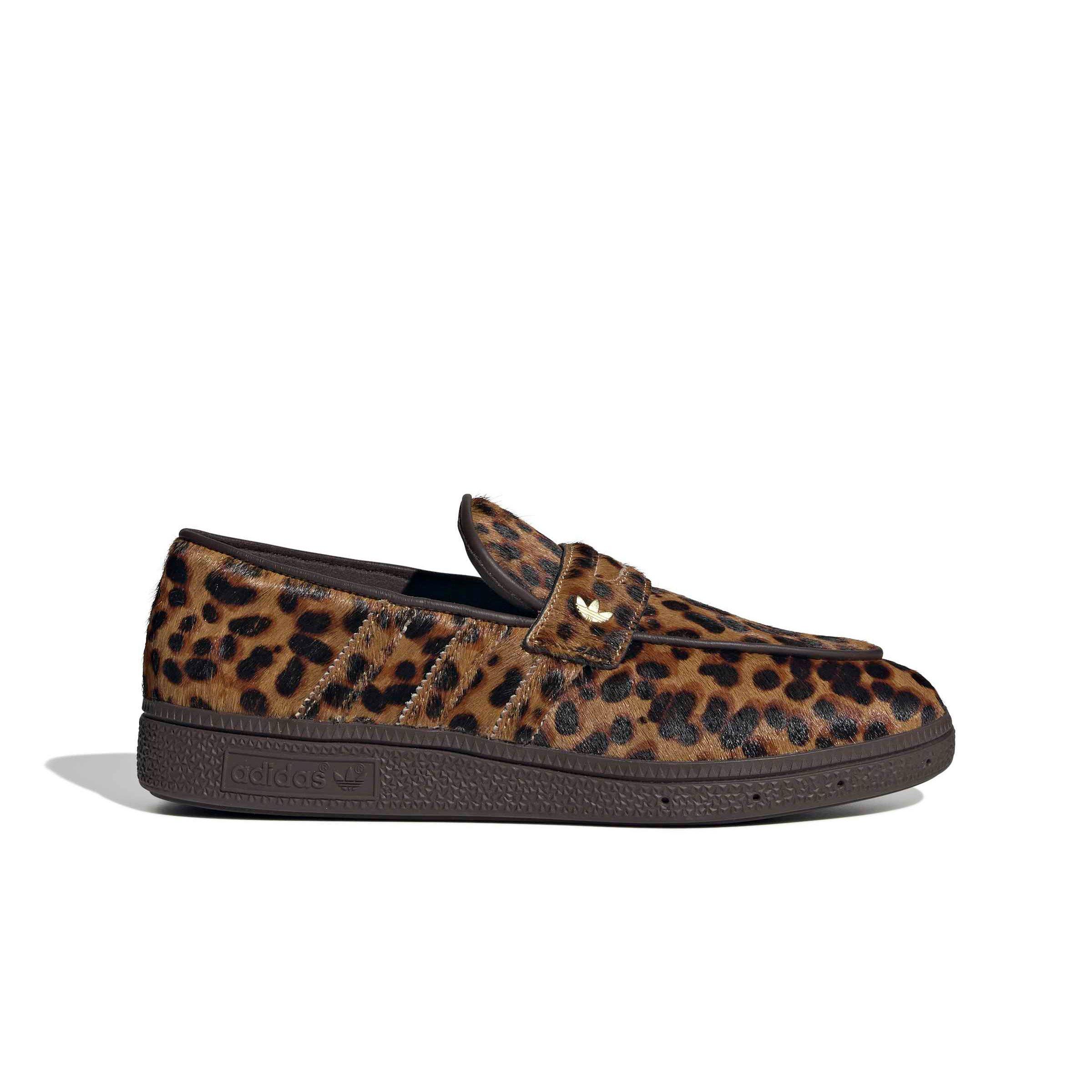 adidas Originals Handball Spezial "Leopard Print" Women's Loafer - BROWN/BLACK Thumbnail View 1