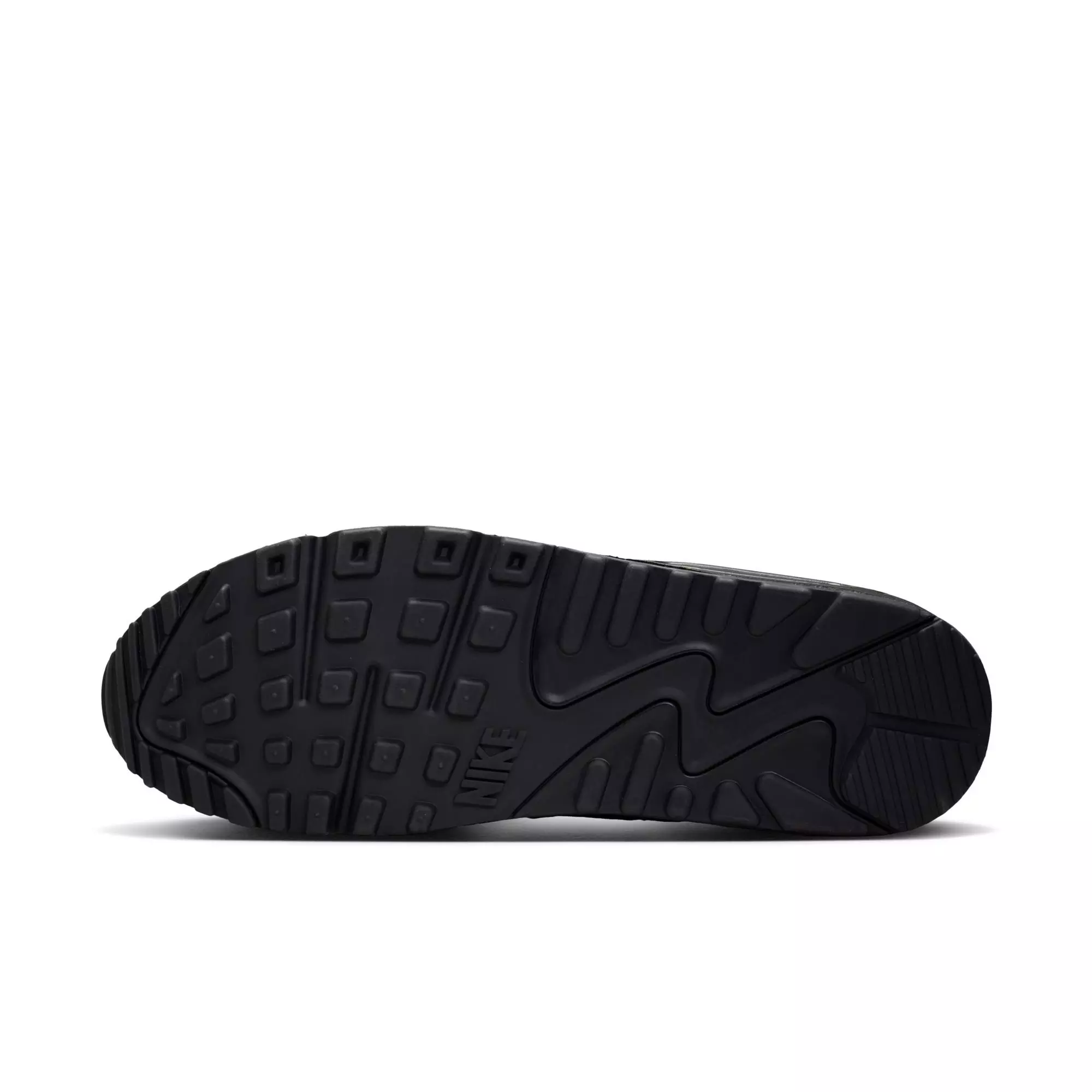 Nike Air Max 90 Premium "Chrome/Black/Gamma Blue" Men's Shoe - SILVER/BLUE
